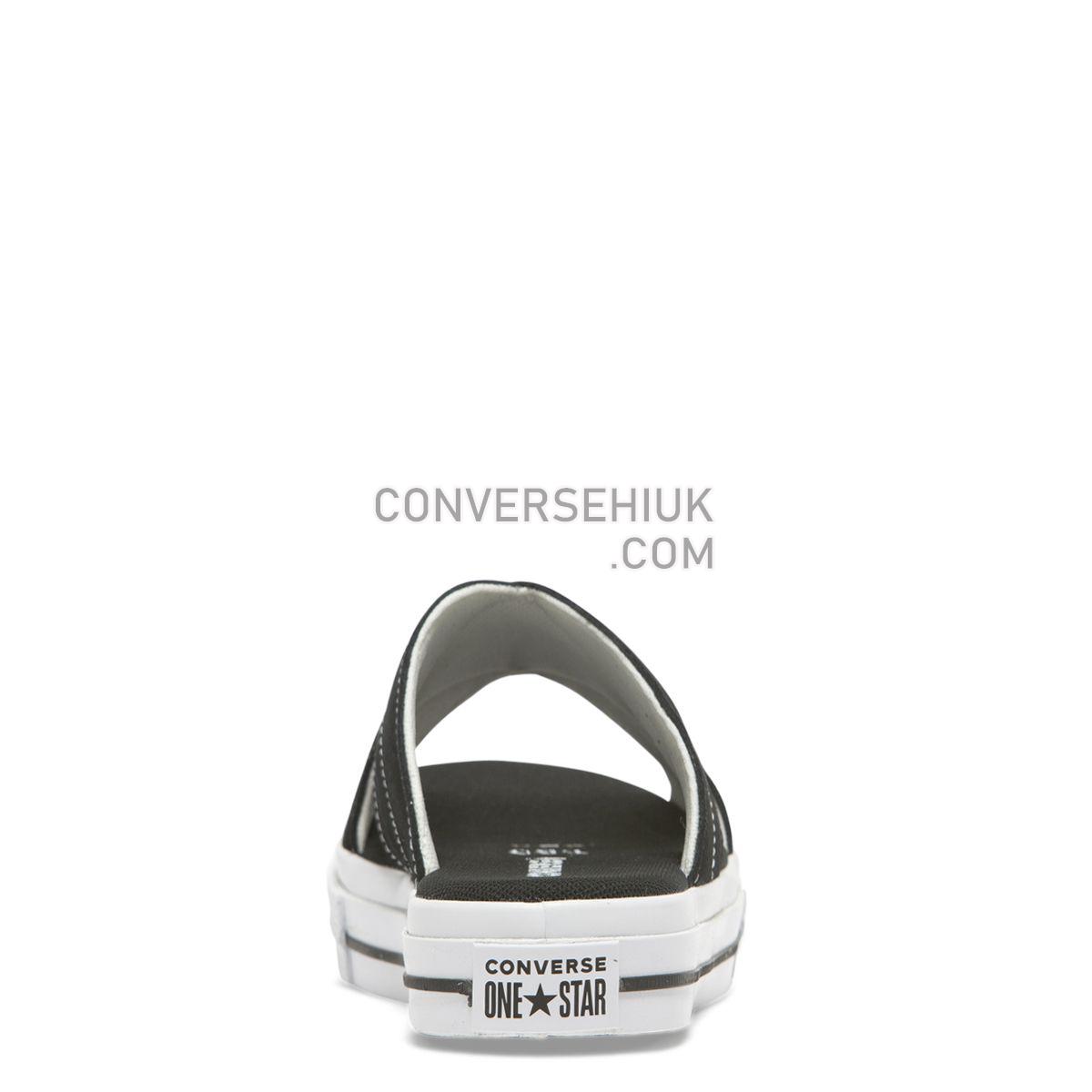 Converse One Star Sandal Slip Black Black/Egret/White 564143 Shoes