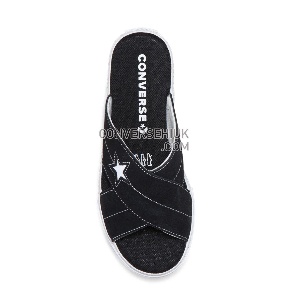 Converse One Star Sandal Slip Black Black/Egret/White 564143 Shoes