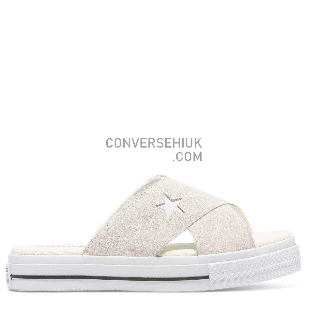 Converse One Star Sandal Slip Egret Egret/Egret/White 564144 Shoes