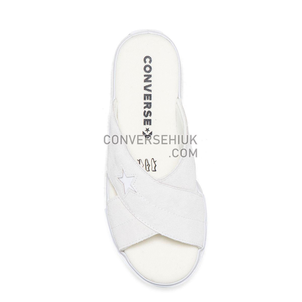 Converse One Star Sandal Slip Egret Egret/Egret/White 564144 Shoes