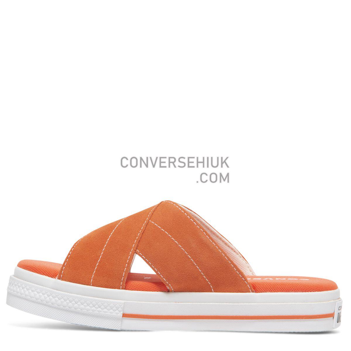 Converse One Star Sandal Slip Turf Orange Turf Orange/Egret/White 564146 Shoes