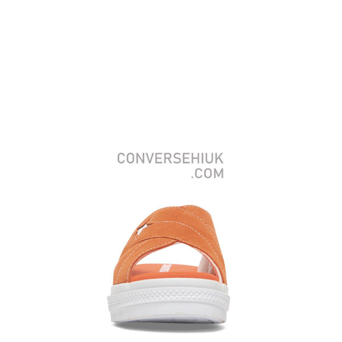 Converse One Star Sandal Slip Turf Orange Turf Orange/Egret/White 564146 Shoes