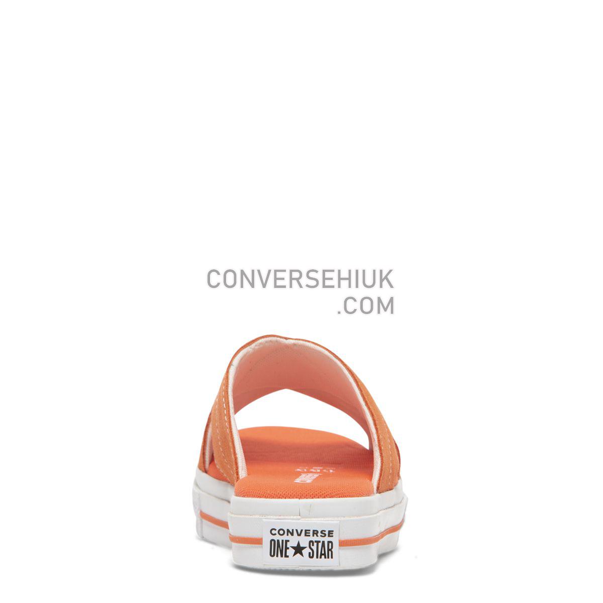 Converse One Star Sandal Slip Turf Orange Turf Orange/Egret/White 564146 Shoes