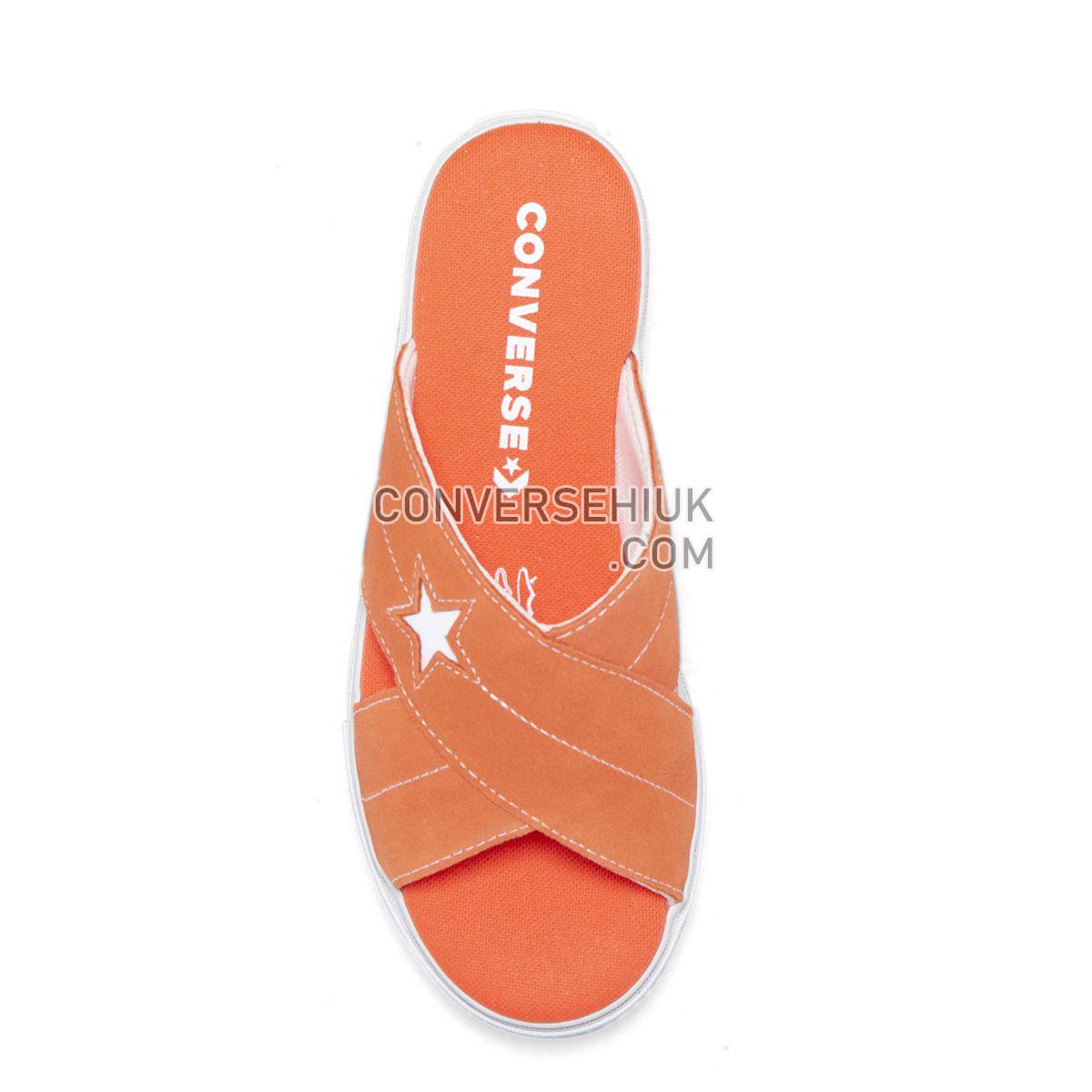 Converse One Star Sandal Slip Turf Orange Turf Orange/Egret/White 564146 Shoes