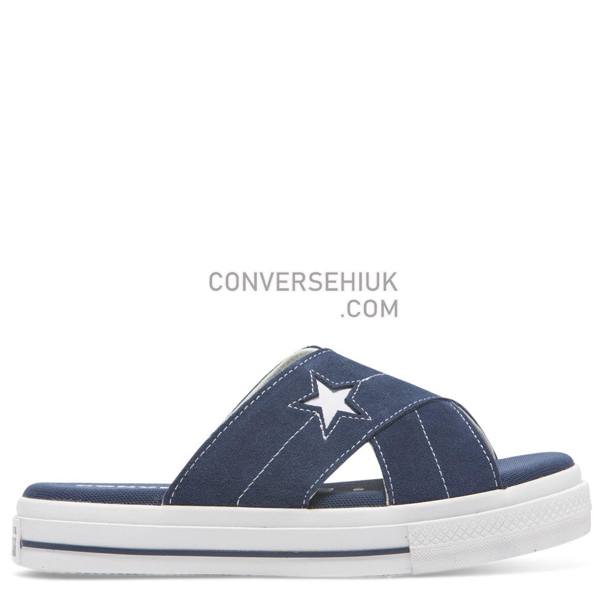 Converse One Star Sandal Slip Navy Navy/Egret/White 564147 Shoes