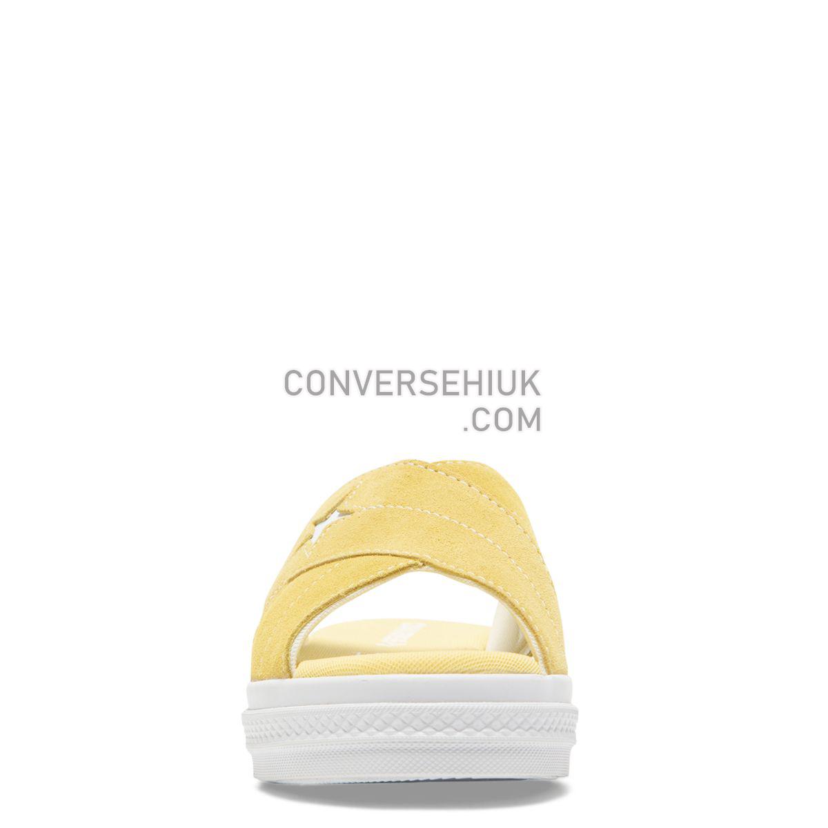 Converse One Star Sandal Slip Butter Yellow Butter Yellow/Egret/White 564145 Shoes