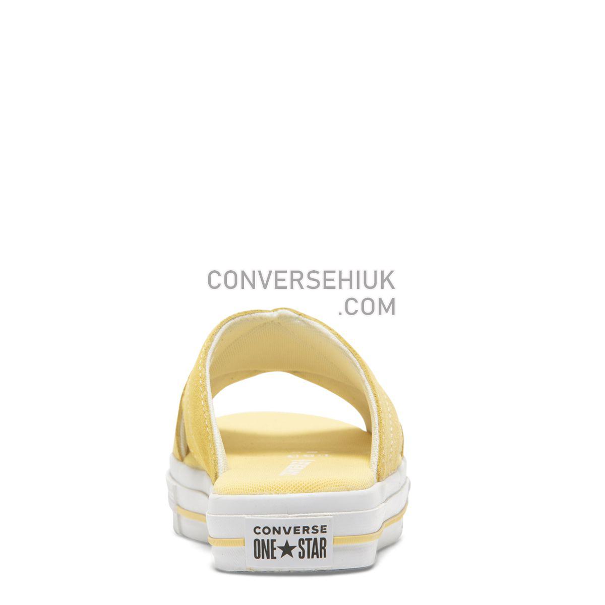 Converse One Star Sandal Slip Butter Yellow Butter Yellow/Egret/White 564145 Shoes