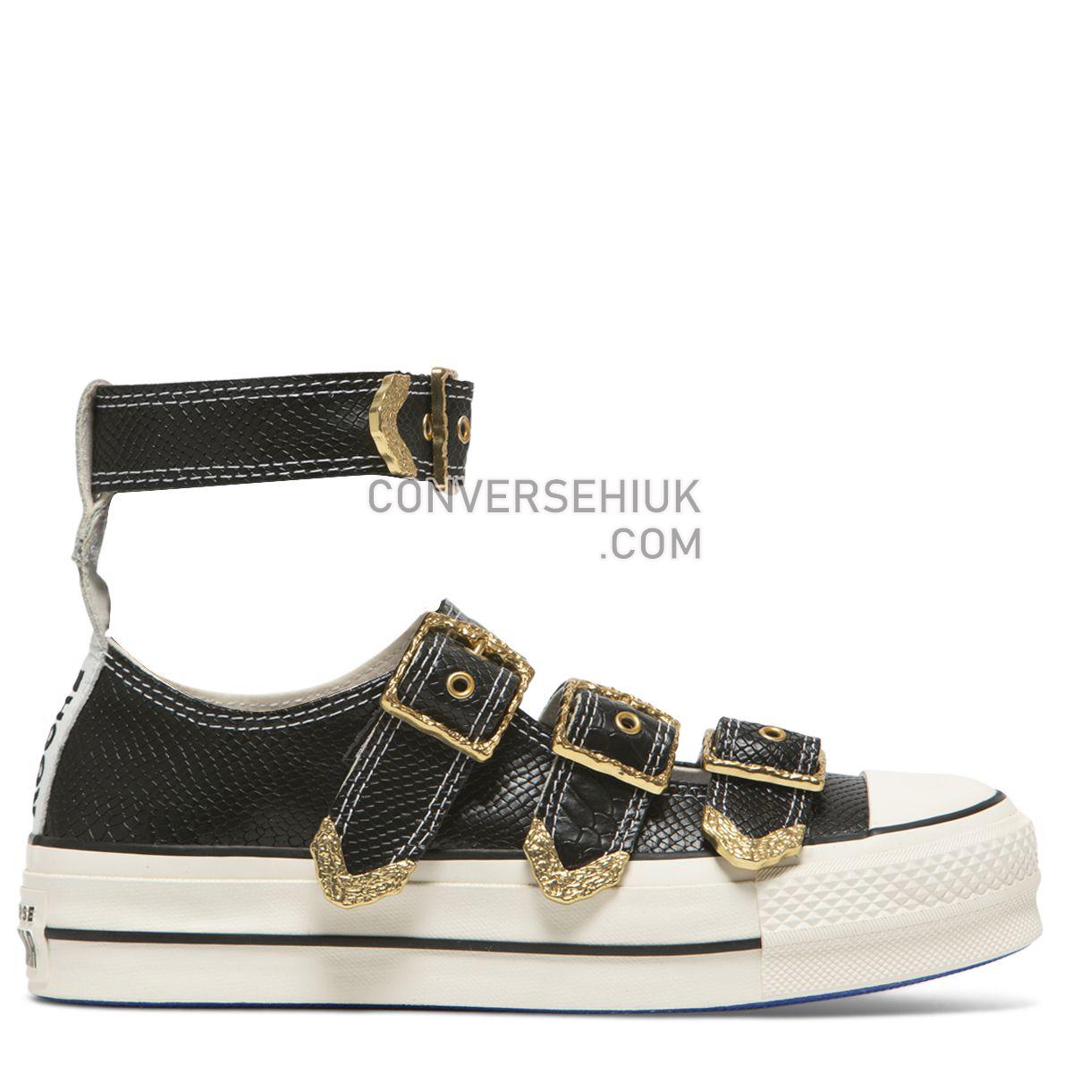 Converse X Koche Chuck Taylor All Star Mary Jane Low Top Black Black/Egret/Natural Ivory 565538 Shoes