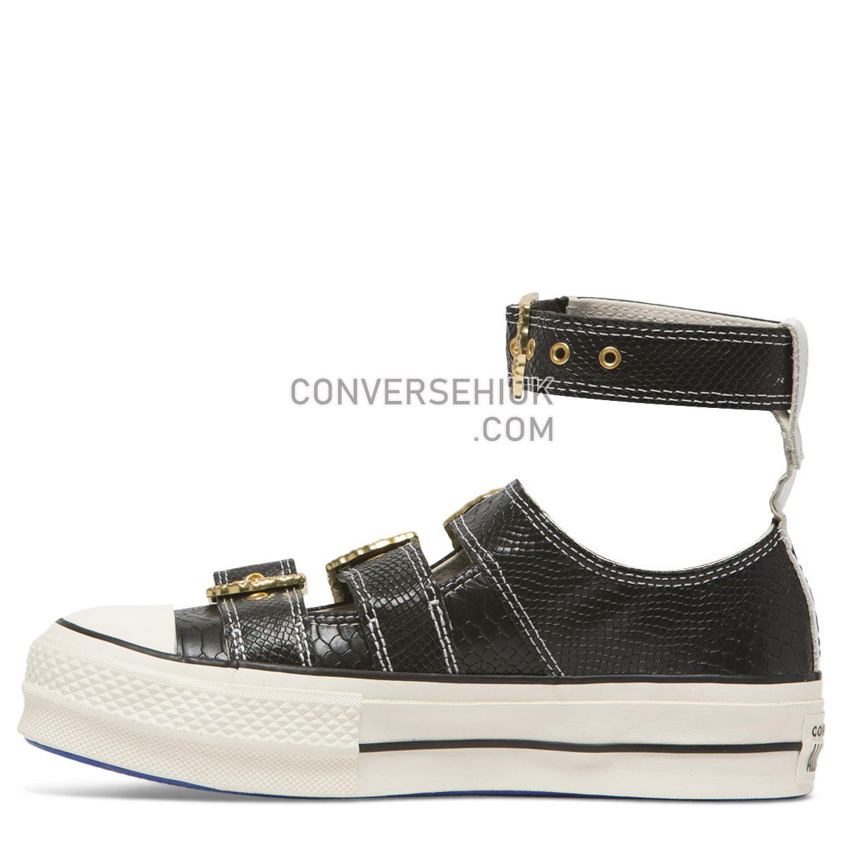 Converse X Koche Chuck Taylor All Star Mary Jane Low Top Black Black/Egret/Natural Ivory 565538 Shoes