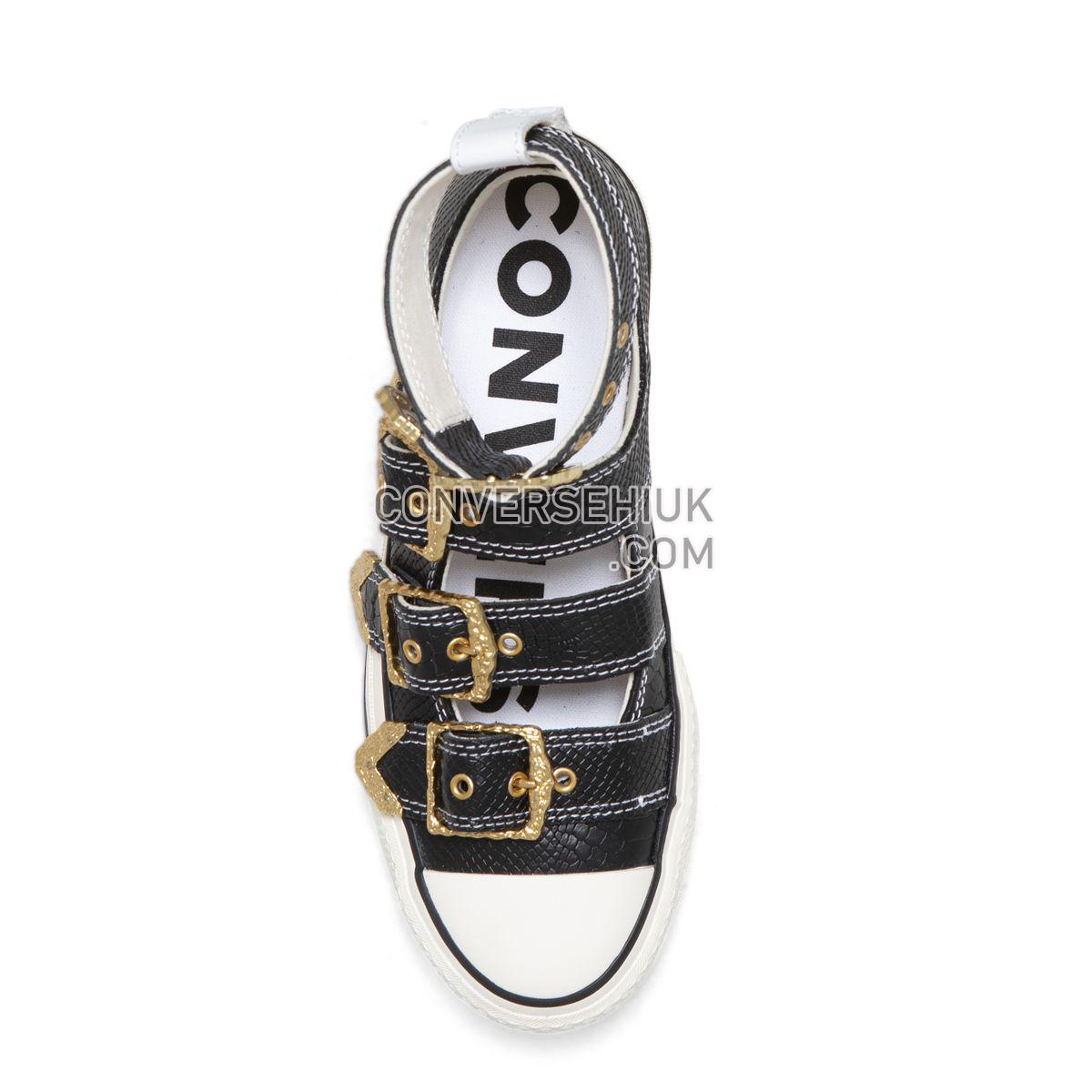 Converse X Koche Chuck Taylor All Star Mary Jane Low Top Black Black/Egret/Natural Ivory 565538 Shoes