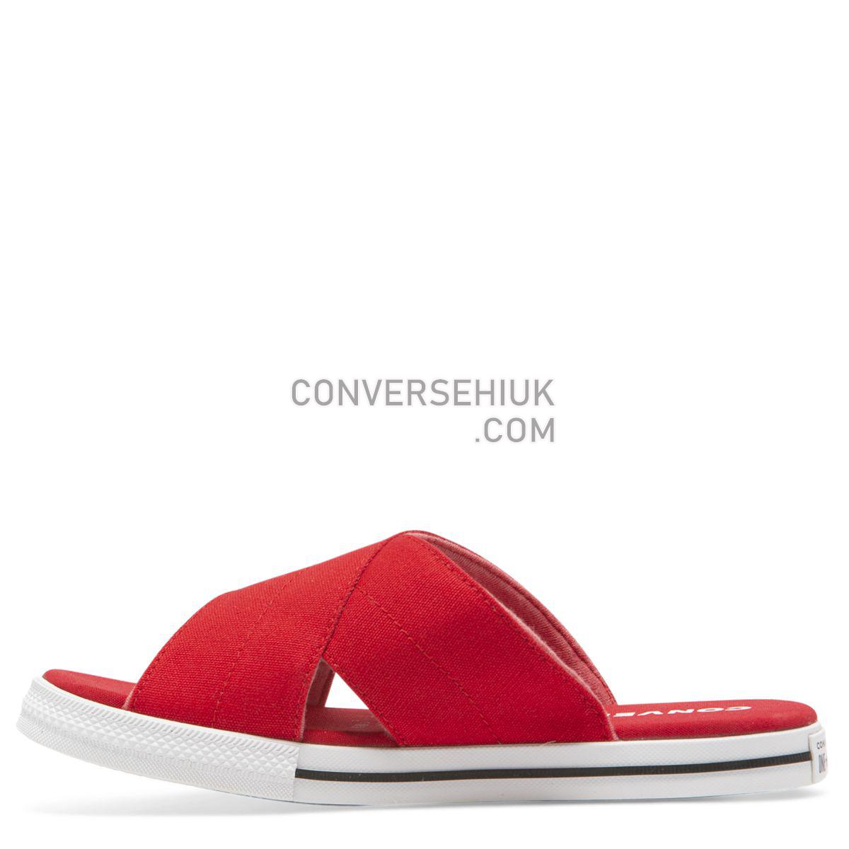 Converse One Star Slide Slip Enamel Red Enamel Red/White/Black 565528 Shoes