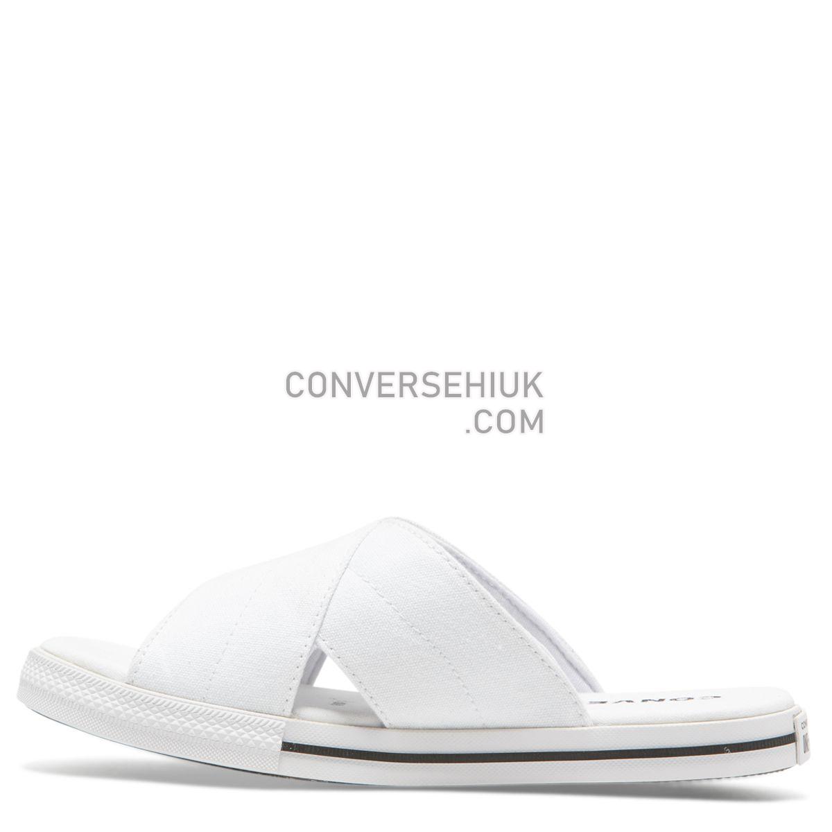 Converse One Star Slide Slip White White/Black/White 565530 Shoes