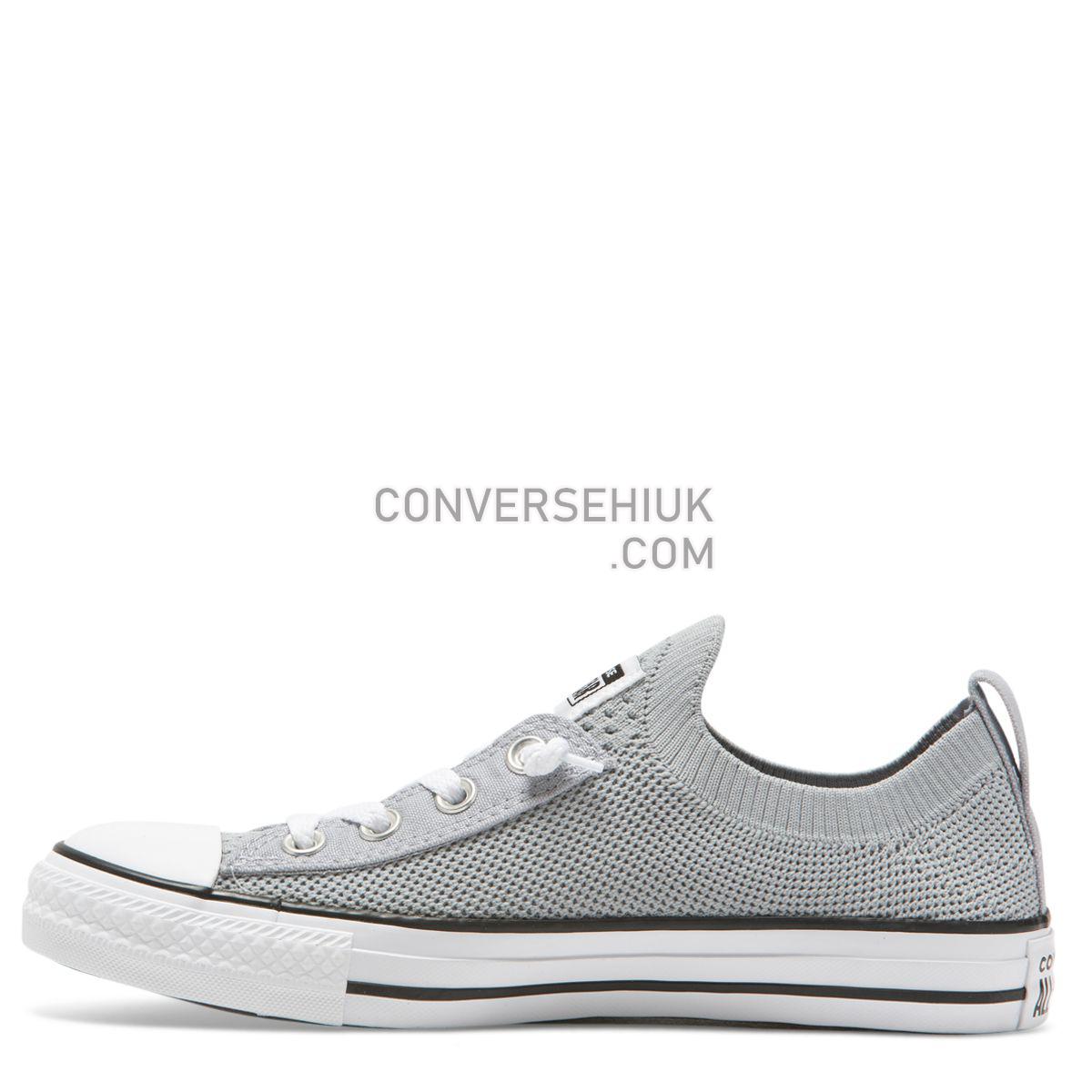 Converse Chuck Taylor All Star Shoreline Knit Slip Low Top Wolf Grey Wolf Grey/White/Black 565232 Shoes