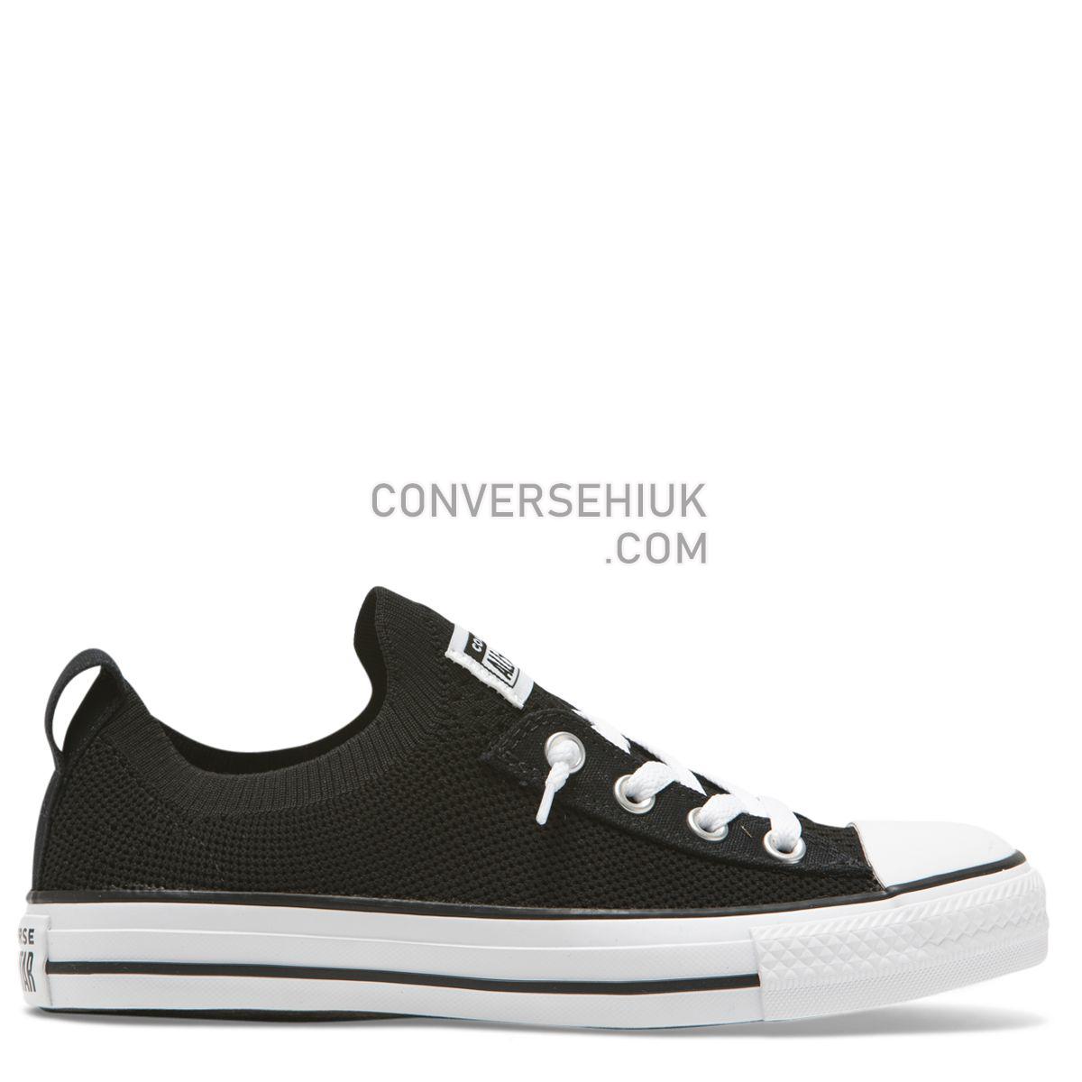 Converse Chuck Taylor All Star Shoreline Knit Slip Low Top Black Black/White/Black 565489 Shoes