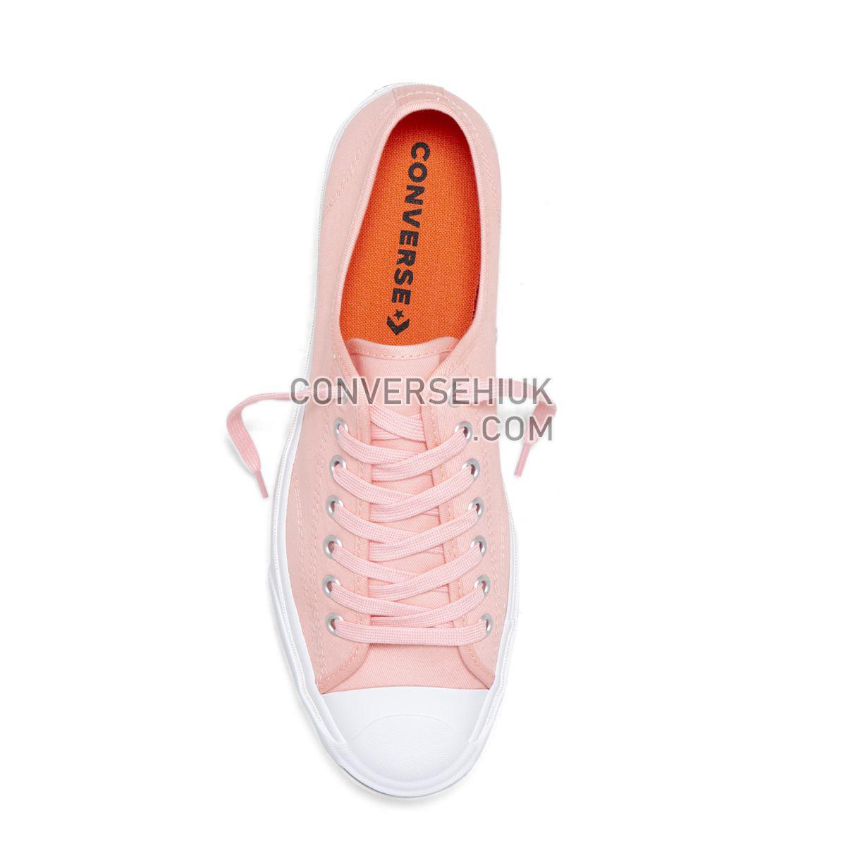 Converse Jack Purcell Twill Low Top Bleached Coral Bleached Coral/White/Black 164108 Shoes