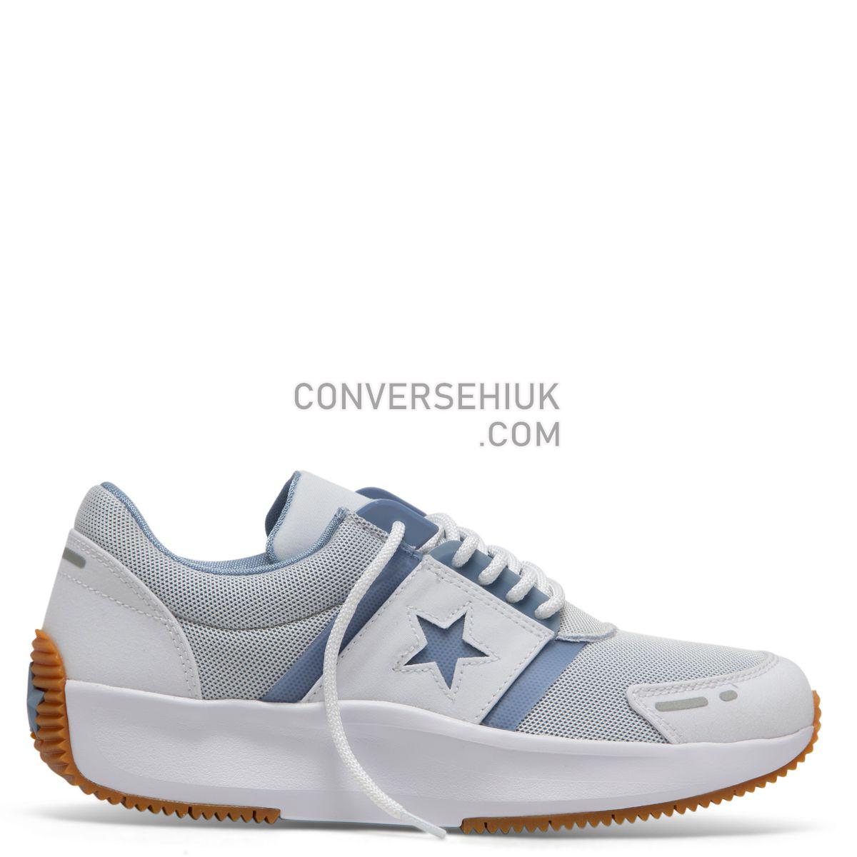 Converse Run Star Retro Glow Low Top Wild White White/Indigo Fog/White 164292 Shoes