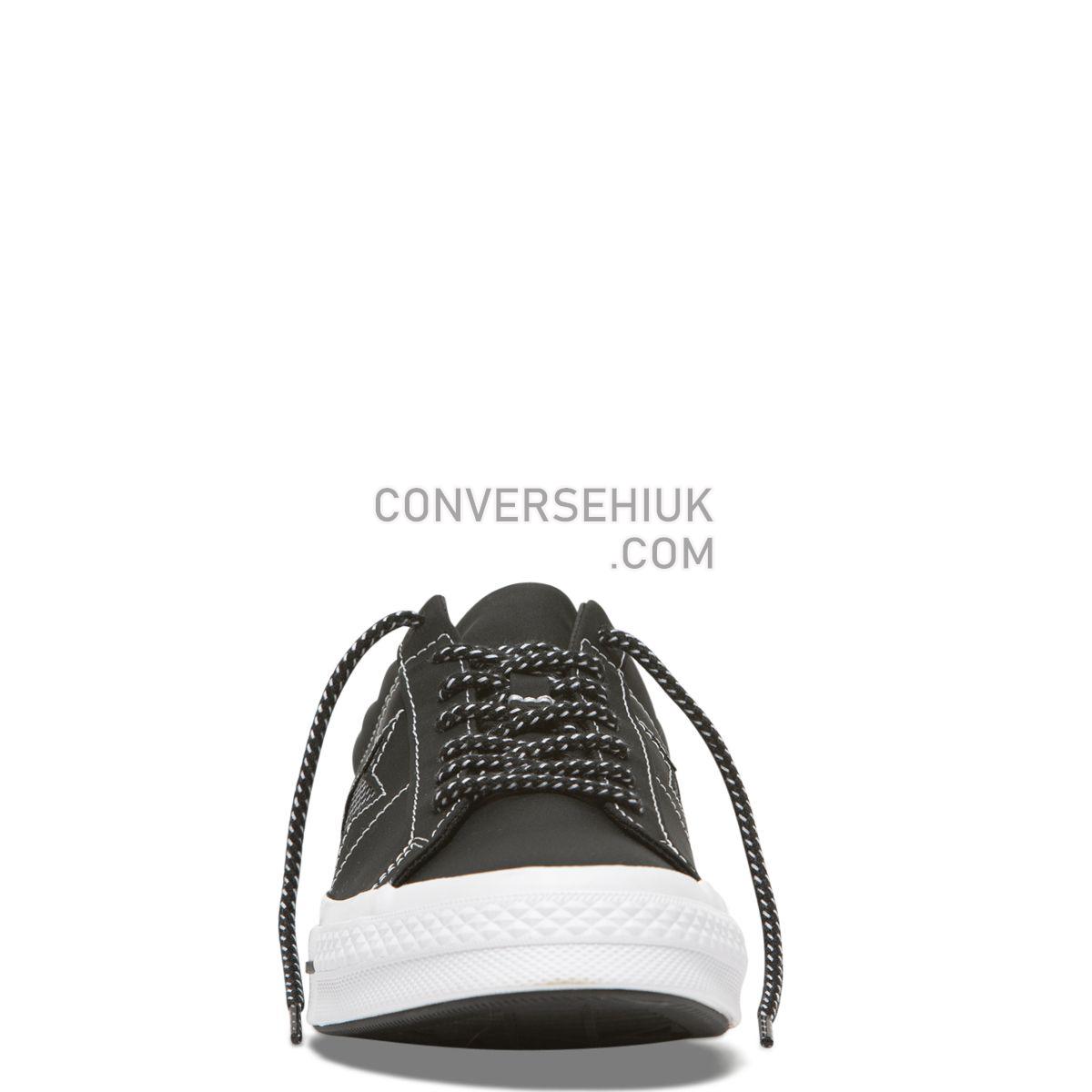 Converse One Star Get Tubed Low Top Black Black/White/Fresh Yellow 164221 Shoes