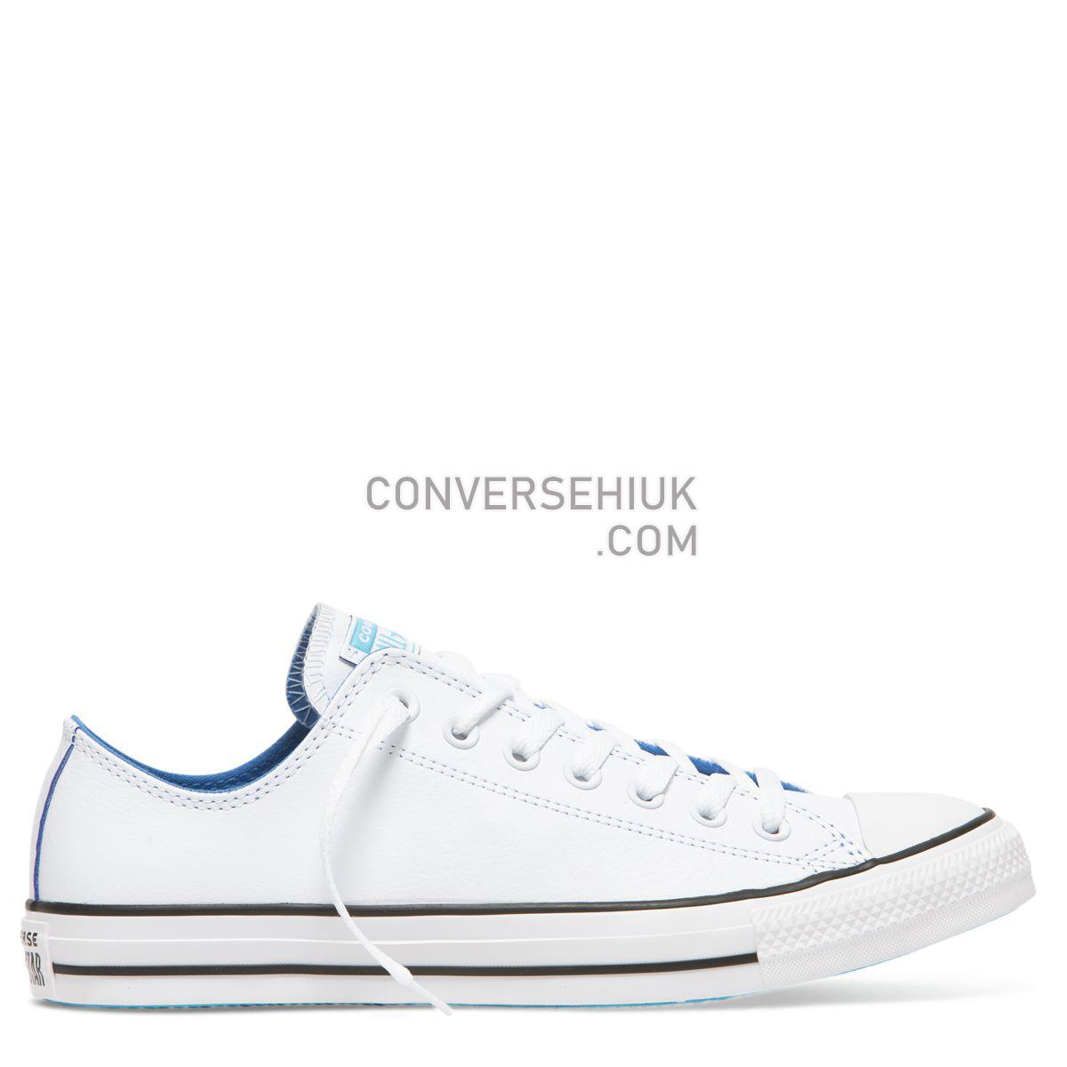 Converse Chuck Taylor All Star SL Low Top White White/Totally Blue/White 165667 Shoes