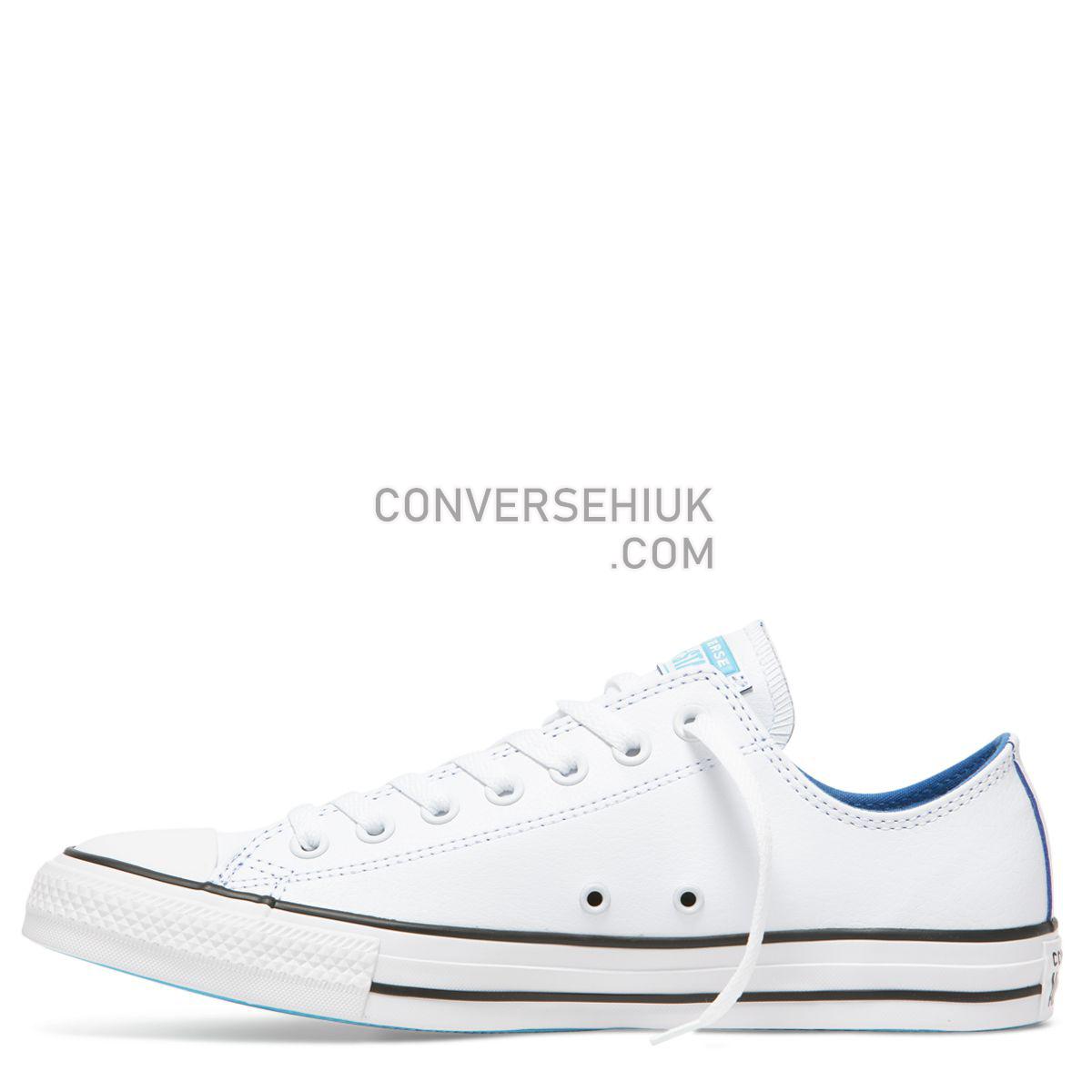 Converse Chuck Taylor All Star SL Low Top White White/Totally Blue/White 165667 Shoes