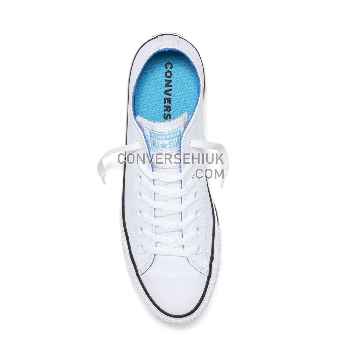 Converse Chuck Taylor All Star SL Low Top White White/Totally Blue/White 165667 Shoes