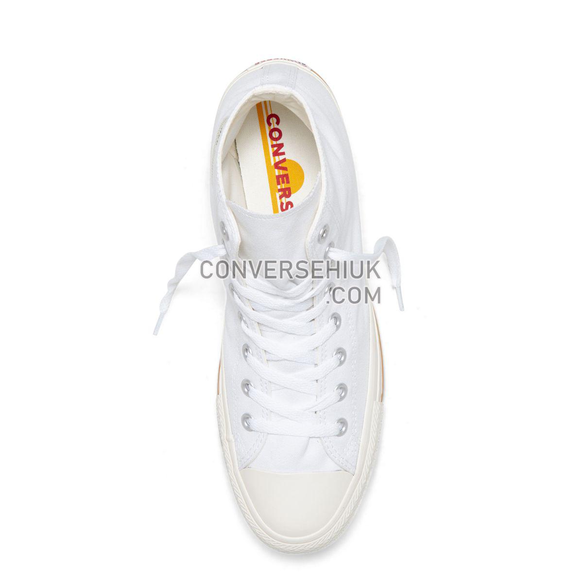 Converse Chuck Taylor All Star Cali Wash High Top White White/Egret/Egret 165690 Shoes