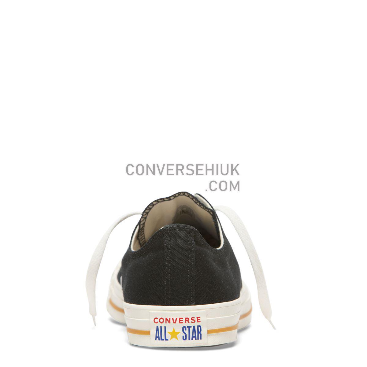 Converse Chuck Taylor All Star Cali Wash Low Top Black Black/Egret/Egret 165691 Shoes