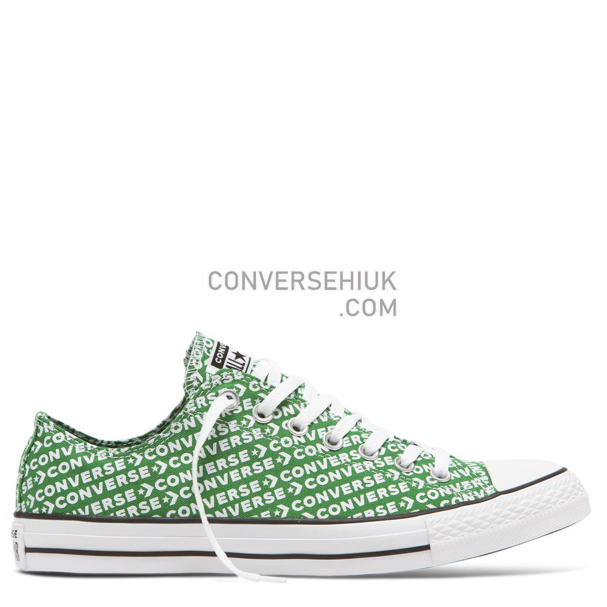 Converse Chuck Taylor All Star Wordmark Low Top Green Green/Green/White 163950 Shoes