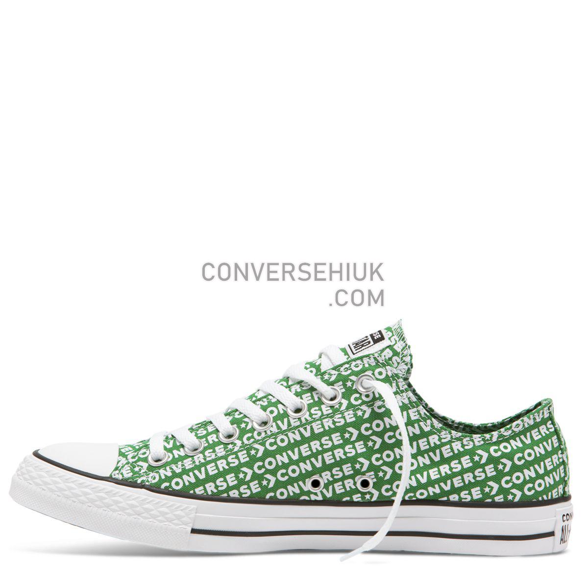 Converse Chuck Taylor All Star Wordmark Low Top Green Green/Green/White 163950 Shoes