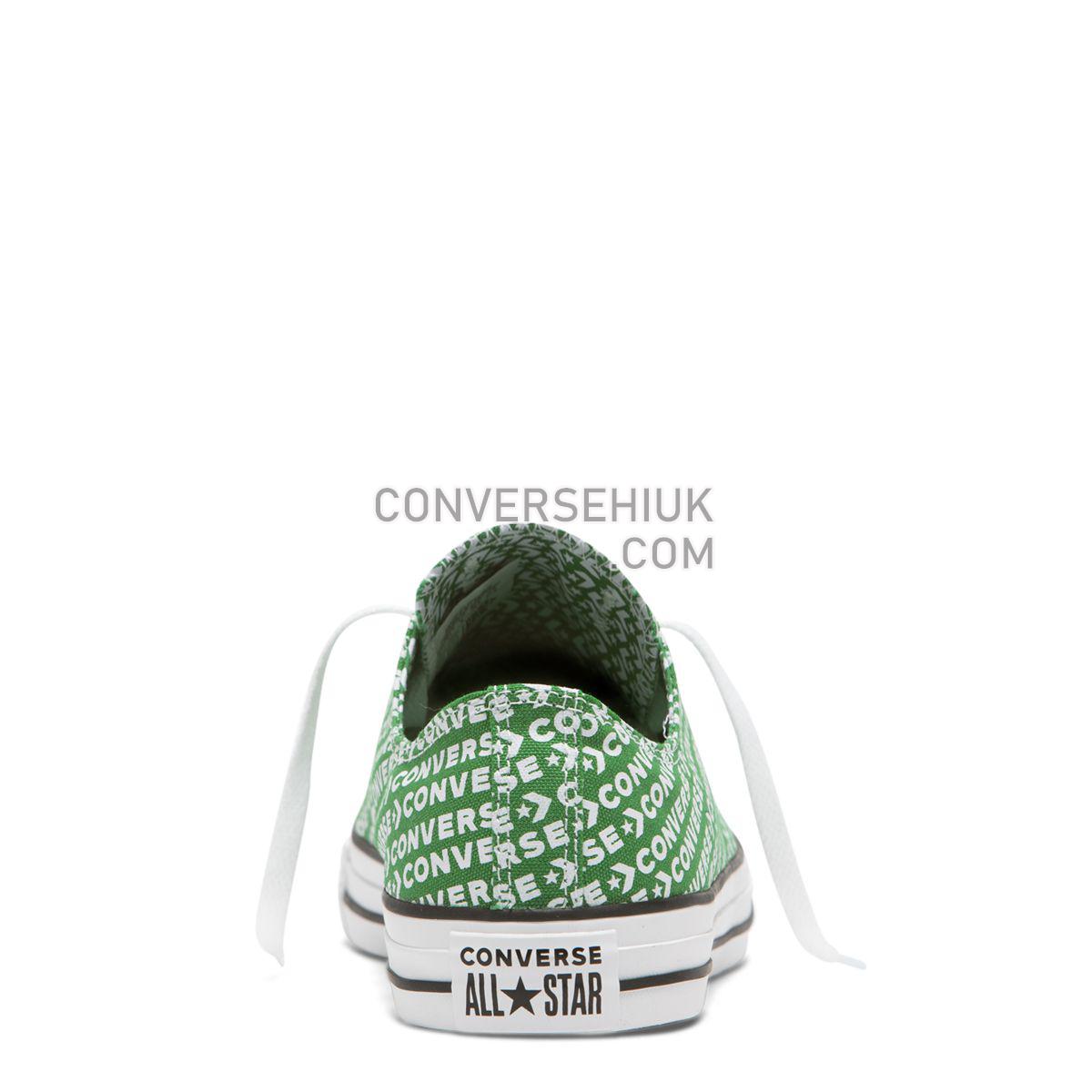 Converse Chuck Taylor All Star Wordmark Low Top Green Green/Green/White 163950 Shoes