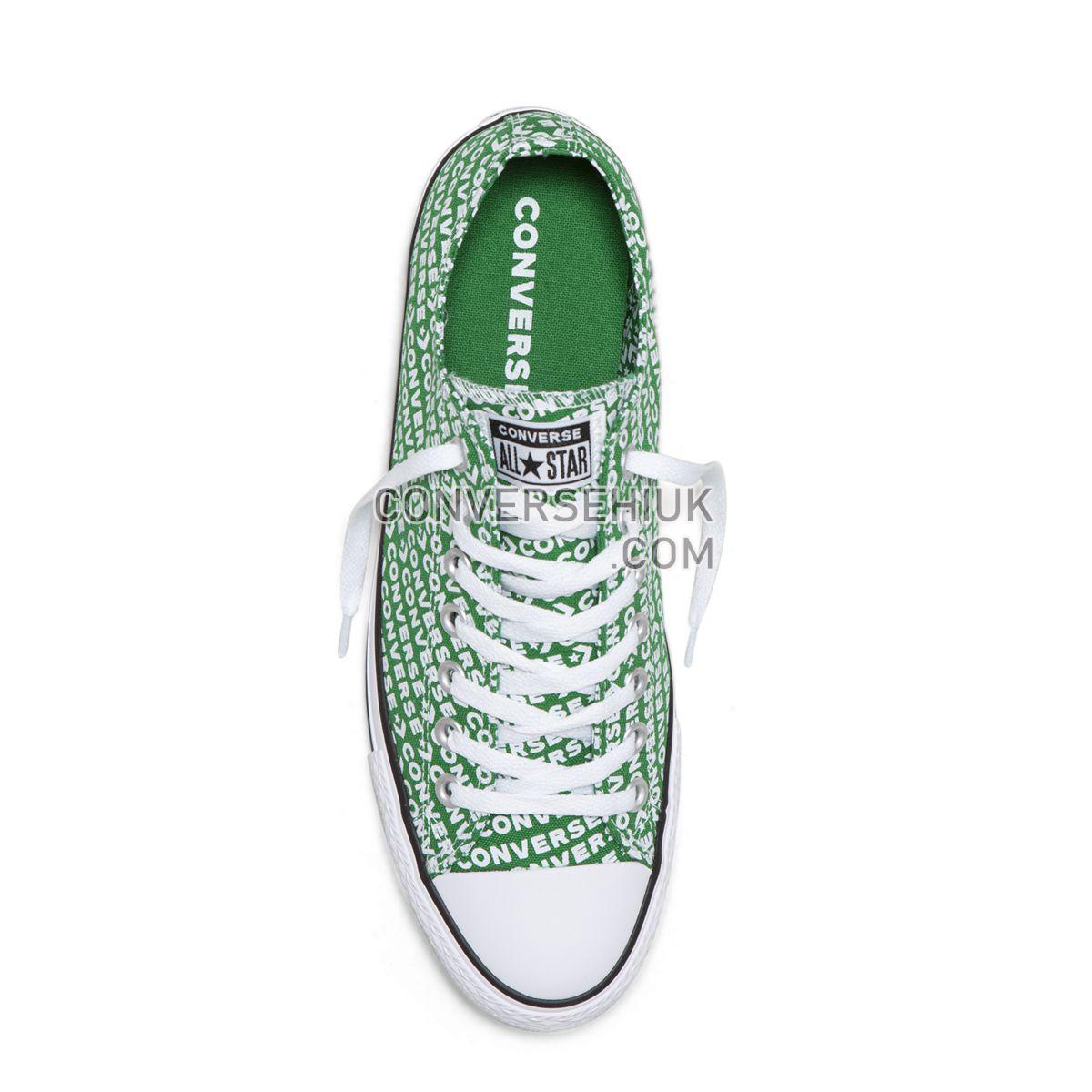 Converse Chuck Taylor All Star Wordmark Low Top Green Green/Green/White 163950 Shoes