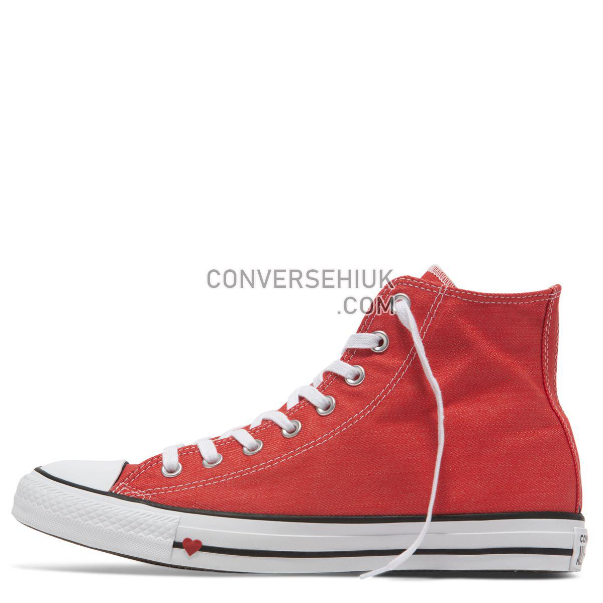 Converse Chuck Taylor All Star Denim Love High Top Sedona Red Sedona Red/Black/White 163305 Shoes