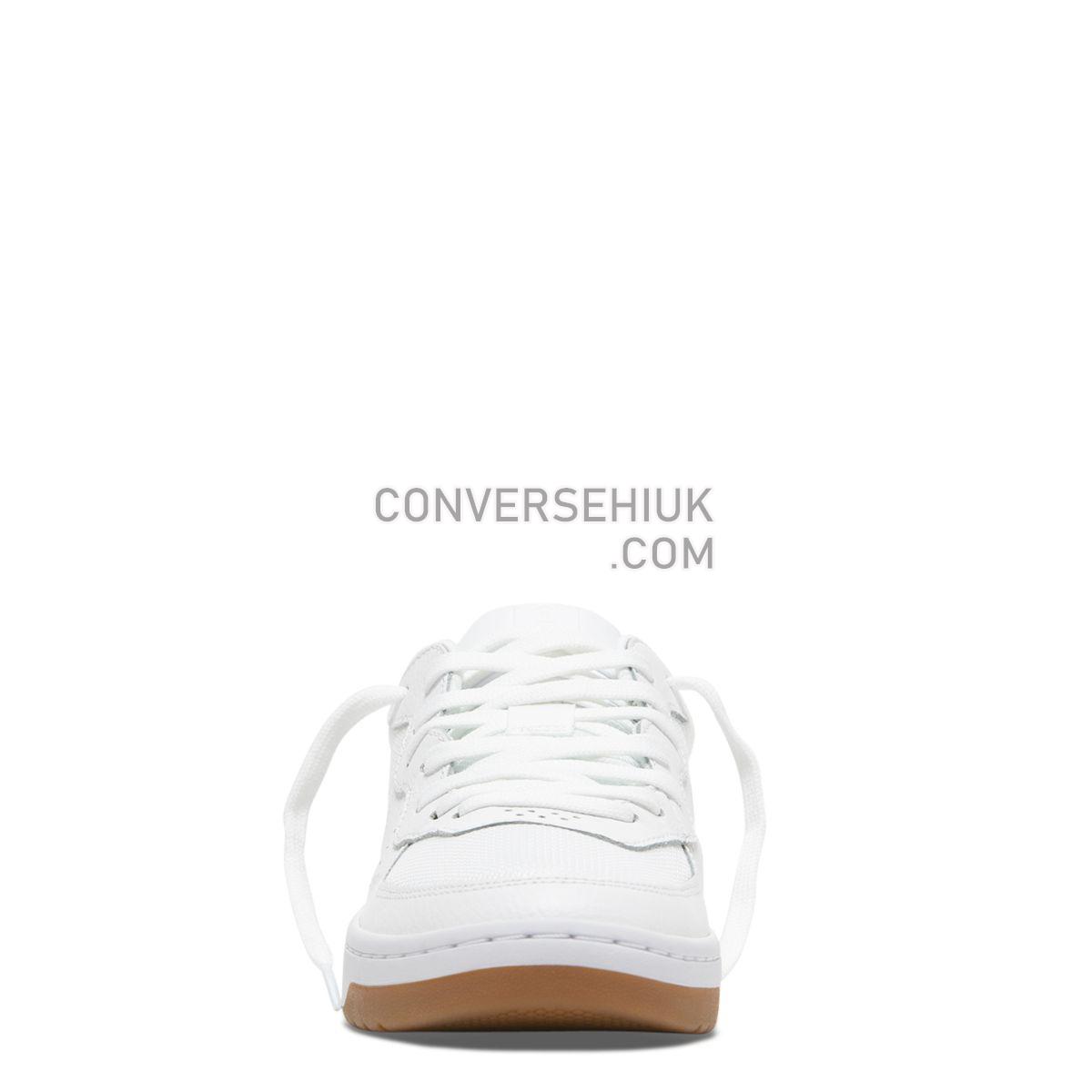 Converse Rival Leather Low Top White White/White/Gum 163206 Shoes