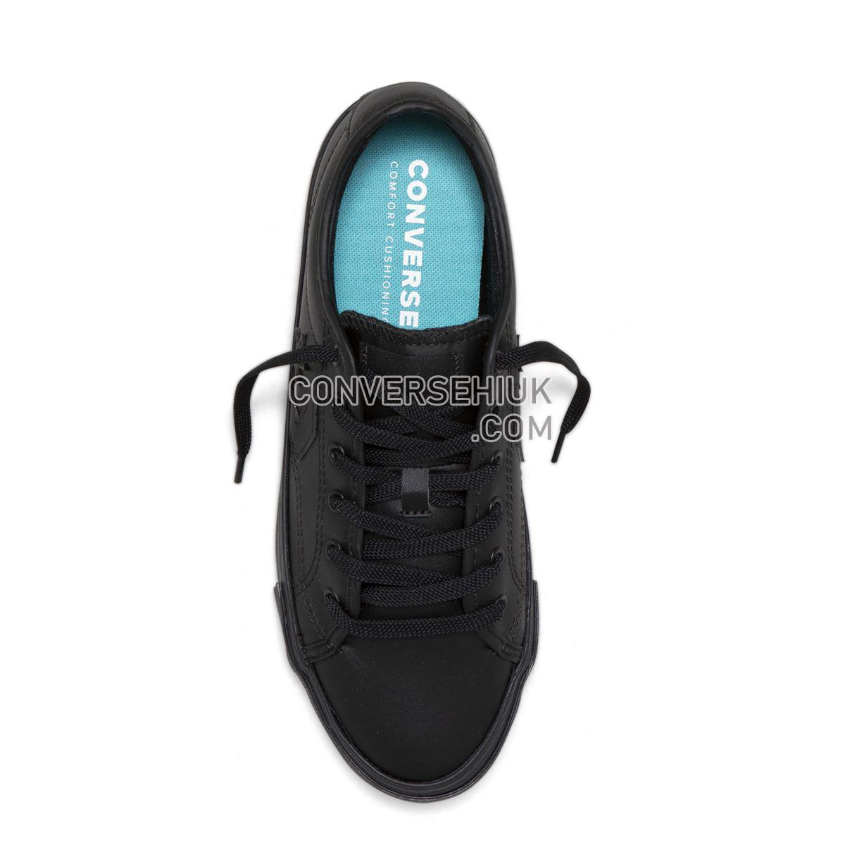 Converse Star Replay Low Top Black Black/Black/Black 164543 Shoes