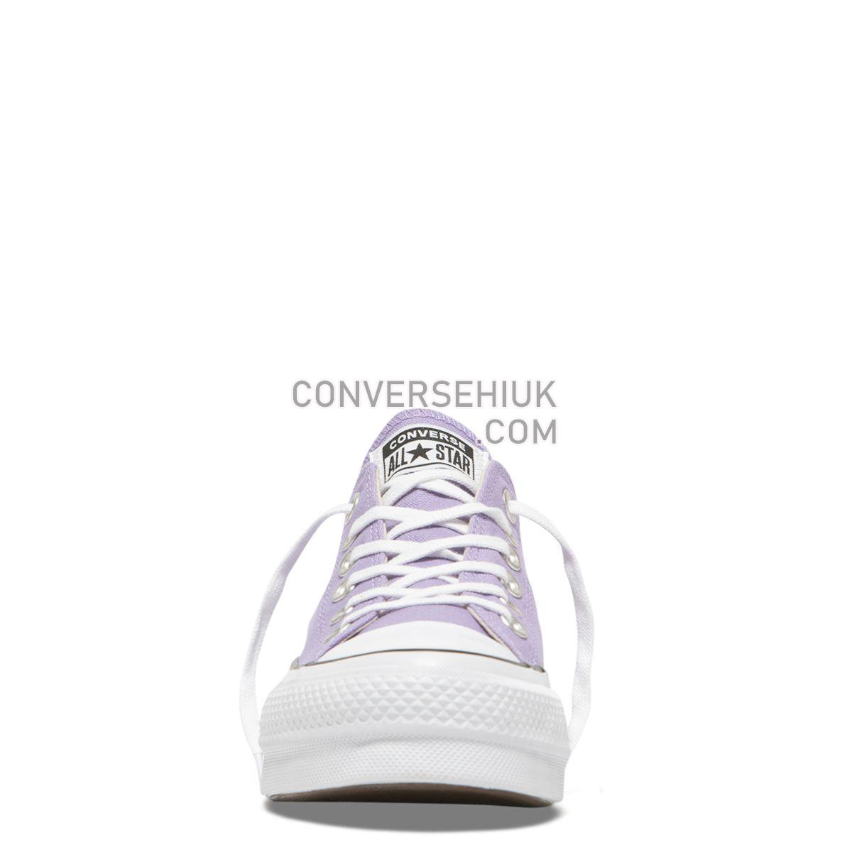 Converse Chuck Taylor All Star Seasonal Lift Low Top Washed Lilac Washed Lilac/Black/White 564384 Shoes