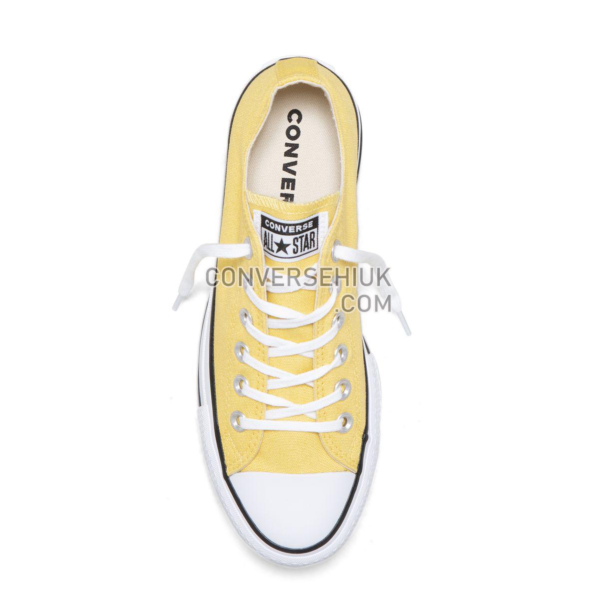 Converse Chuck Taylor All Star Seasonal Lift Low Top Butter Yellow Butter Yellow/Black/White 564385 Shoes