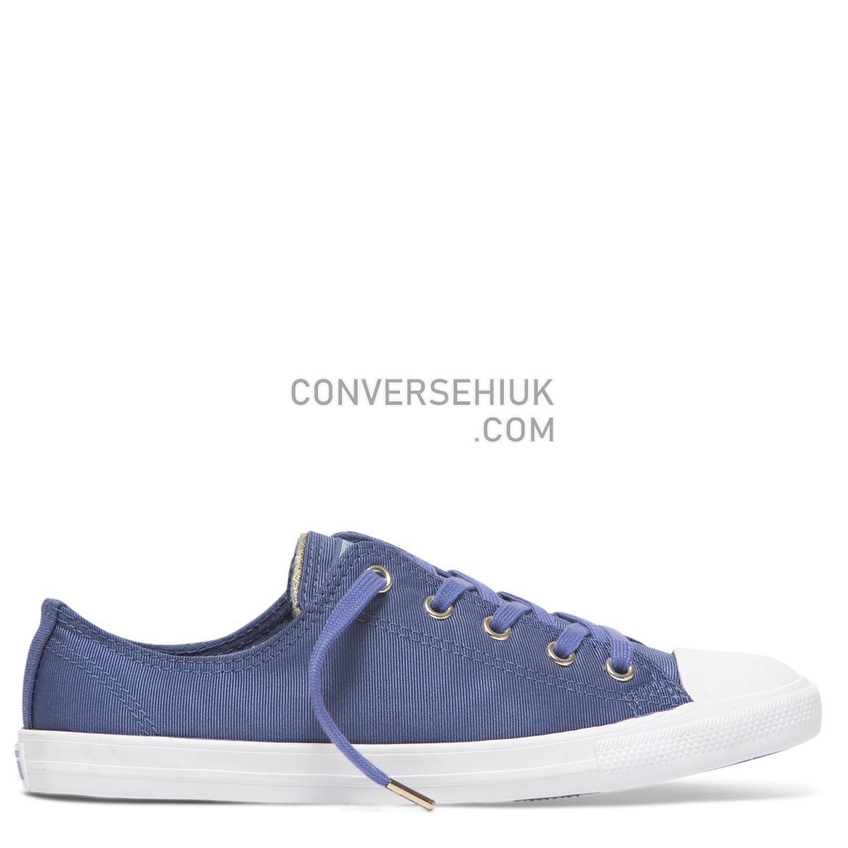 Converse Chuck Taylor All Star Dainty Summer Palms Low Top Washed Indigo Washed Indigo/Indigo Fog/Light Gold 564308 Shoes