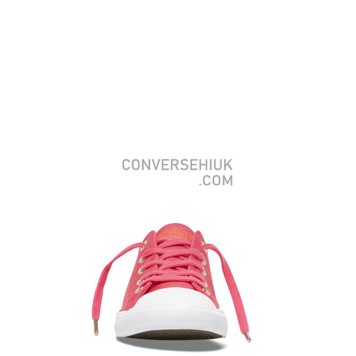 Converse Chuck Taylor All Star Dainty Summer Palms Low Top Strawberry Jam Strawberry Jam/Turf Orange/Light Gold 564306 Shoes