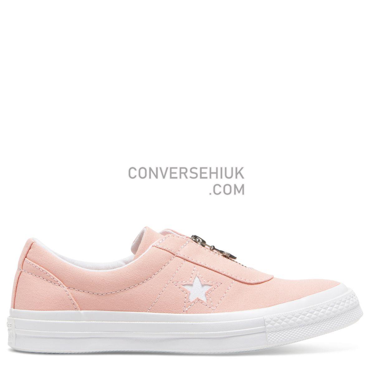 Converse One Star Sunbaked Slip Low Top Bleached Coral Bleached Coral/White/White 564204 Shoes