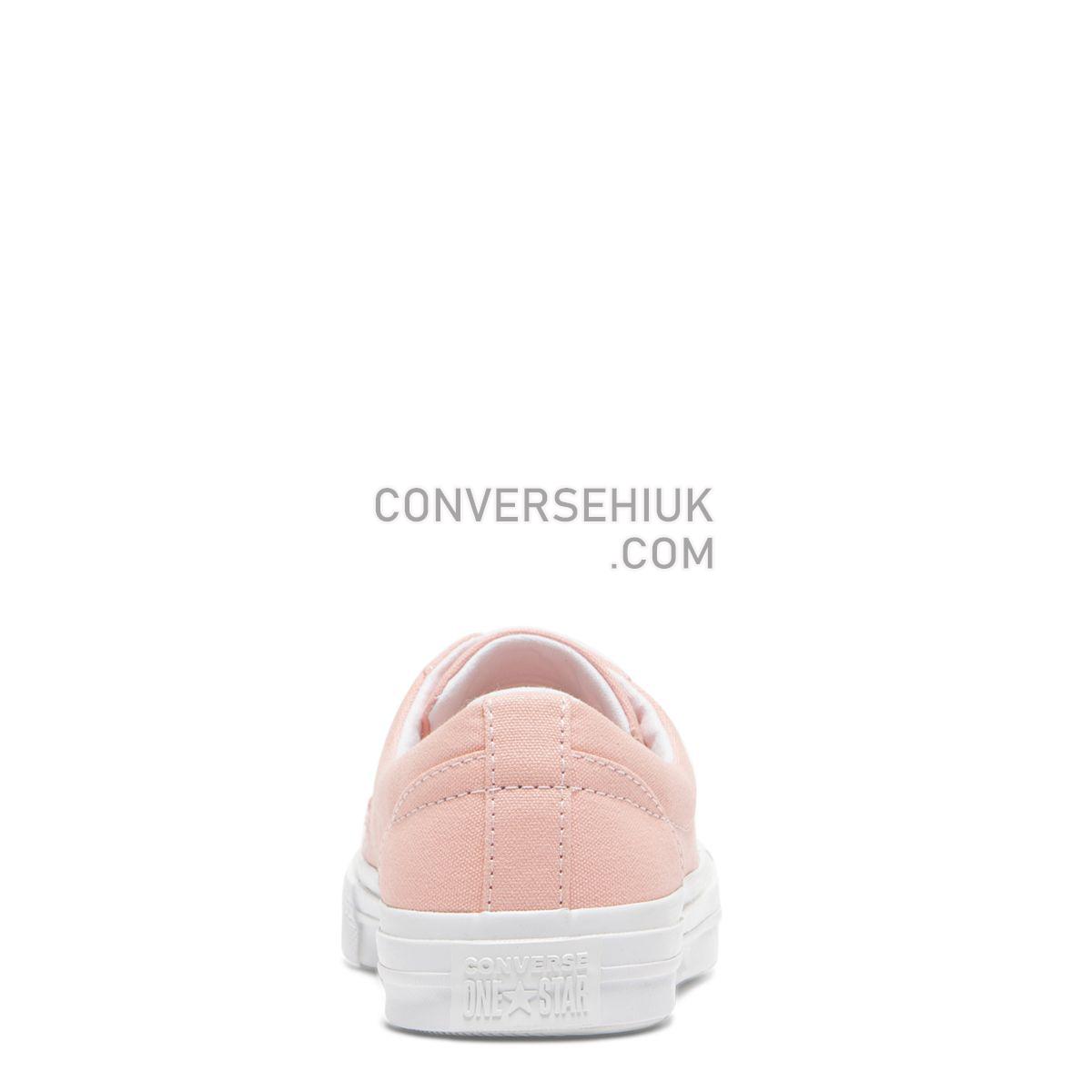 Converse One Star Sunbaked Slip Low Top Bleached Coral Bleached Coral/White/White 564204 Shoes