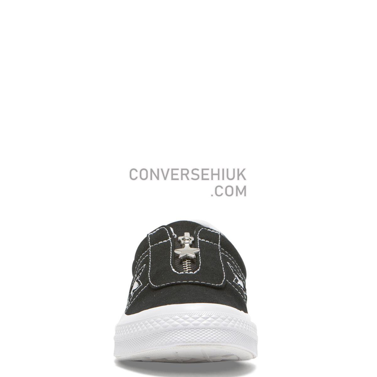 Converse One Star Sunbaked Slip Low Top Black Black/White/White 564206 Shoes