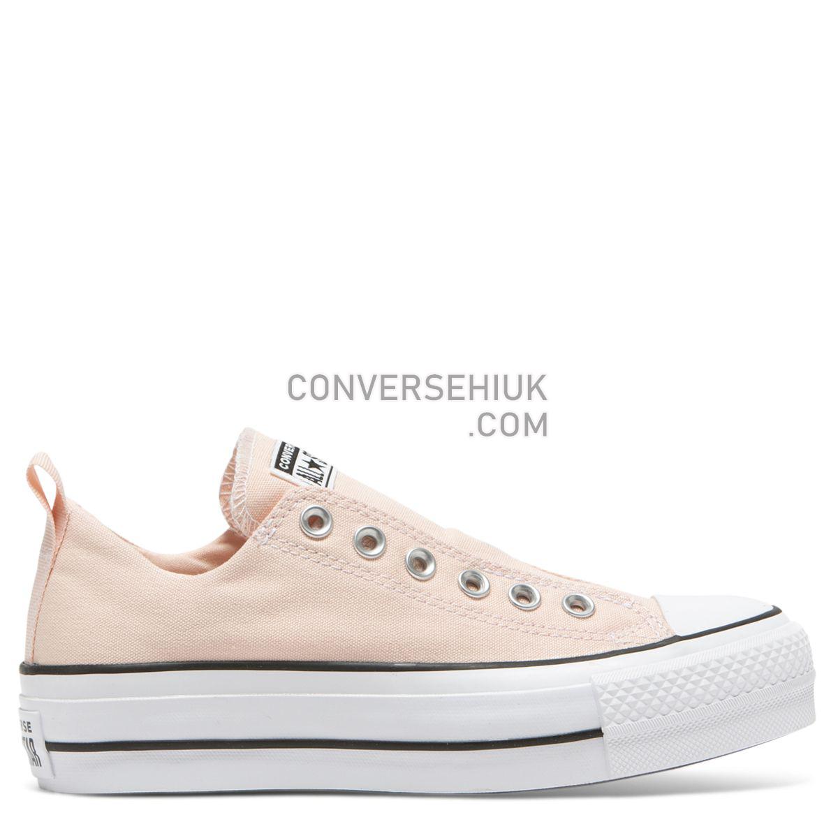 Converse Chuck Taylor All Star Lift Cali Mood Slip Low Top Washed Coral Washed Coral/White/Black 564341 Shoes