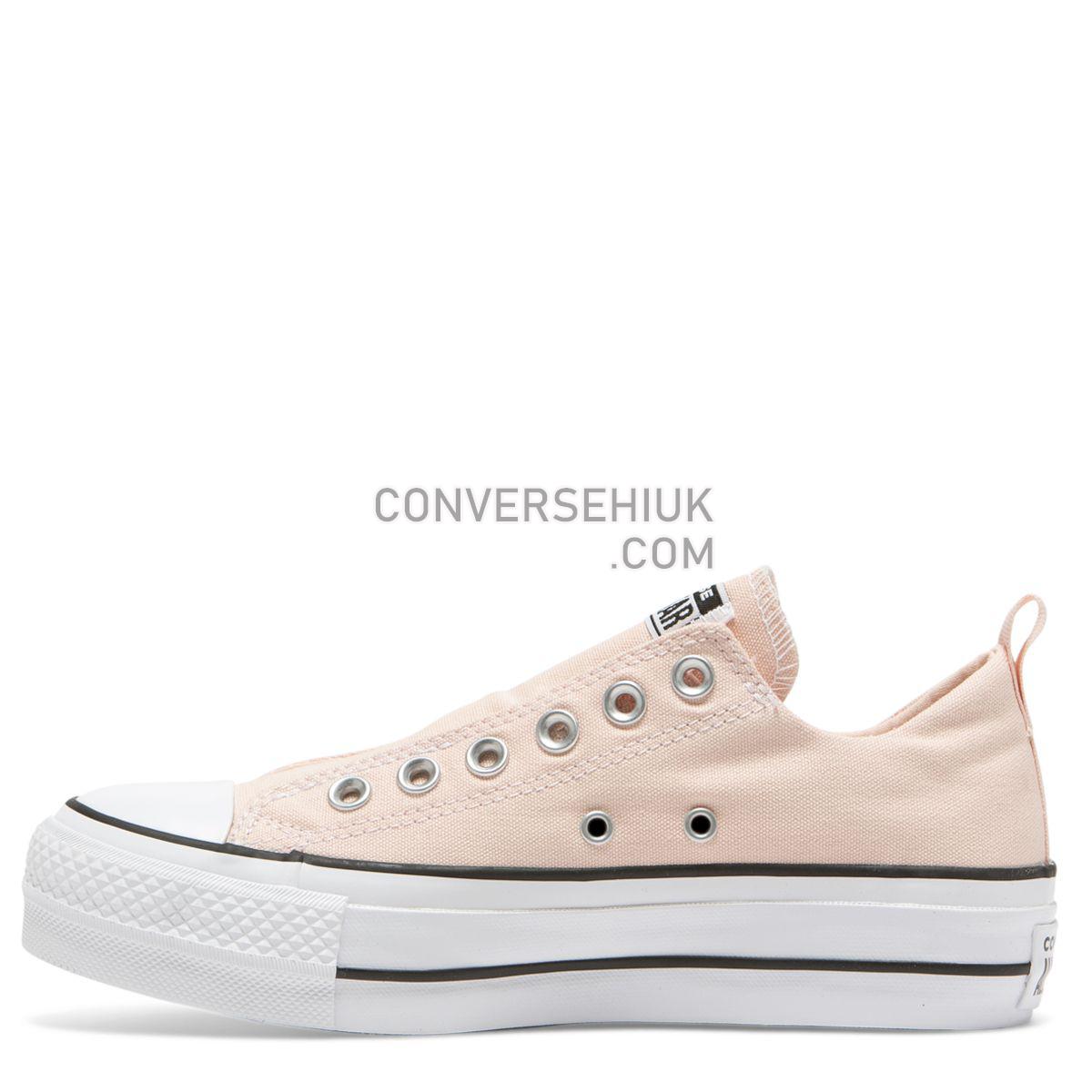 Converse Chuck Taylor All Star Lift Cali Mood Slip Low Top Washed Coral Washed Coral/White/Black 564341 Shoes