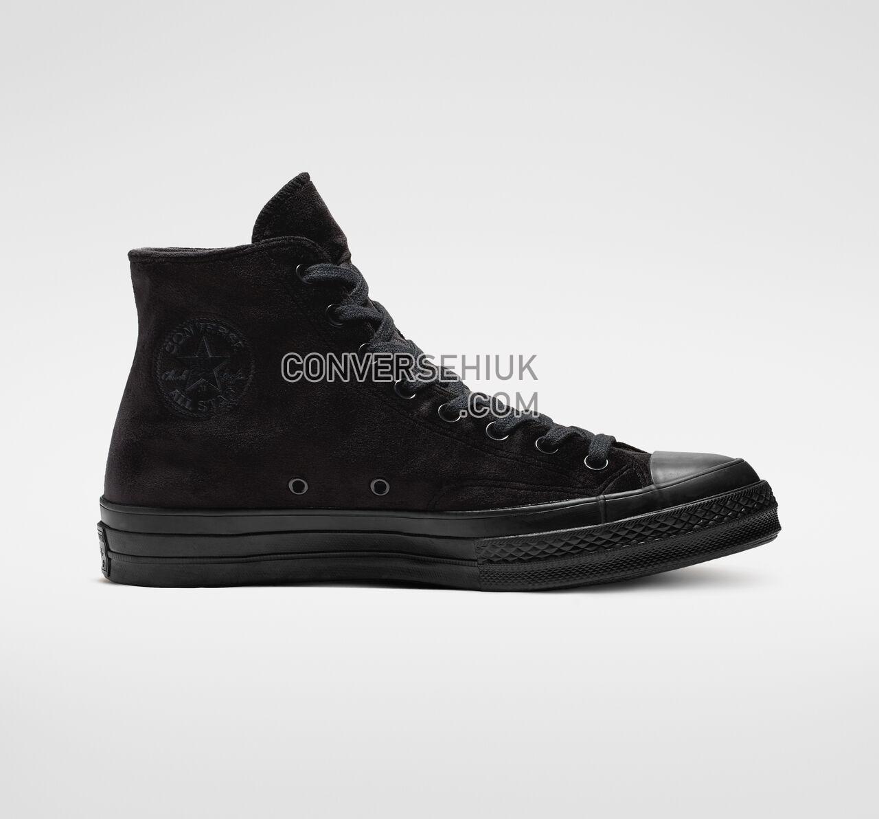 Converse Chuck 70 Velvet High Top Black/Black/Black 165170C Shoes