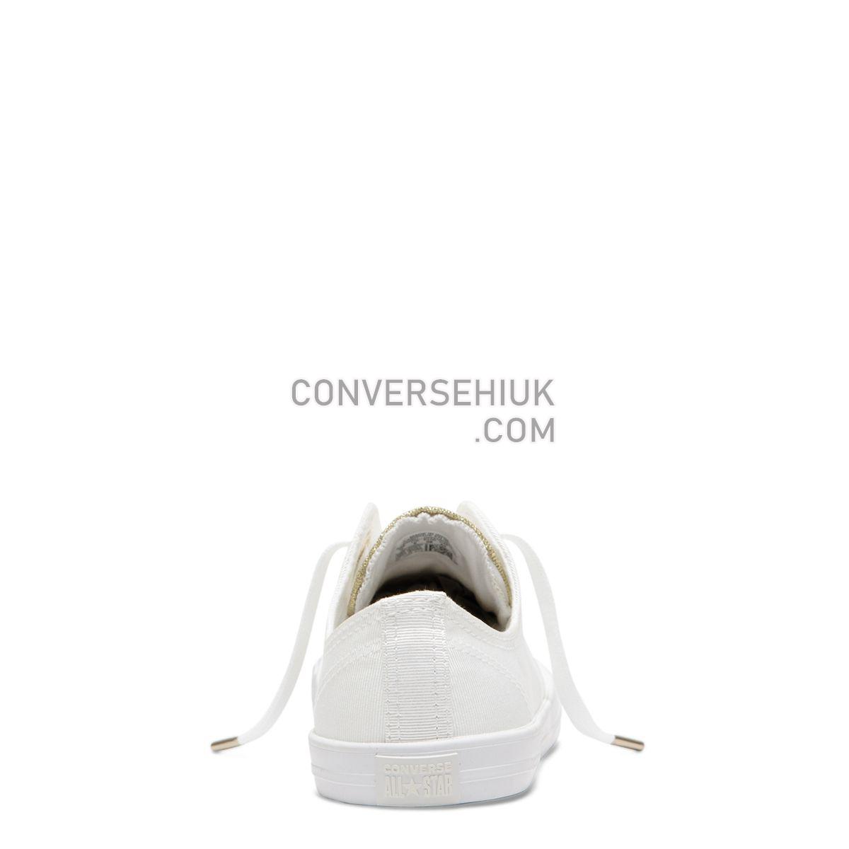 Converse Chuck Taylor All Star Dainty Summer Palms Low Top White White/Egret/Light Gold 564309 Shoes