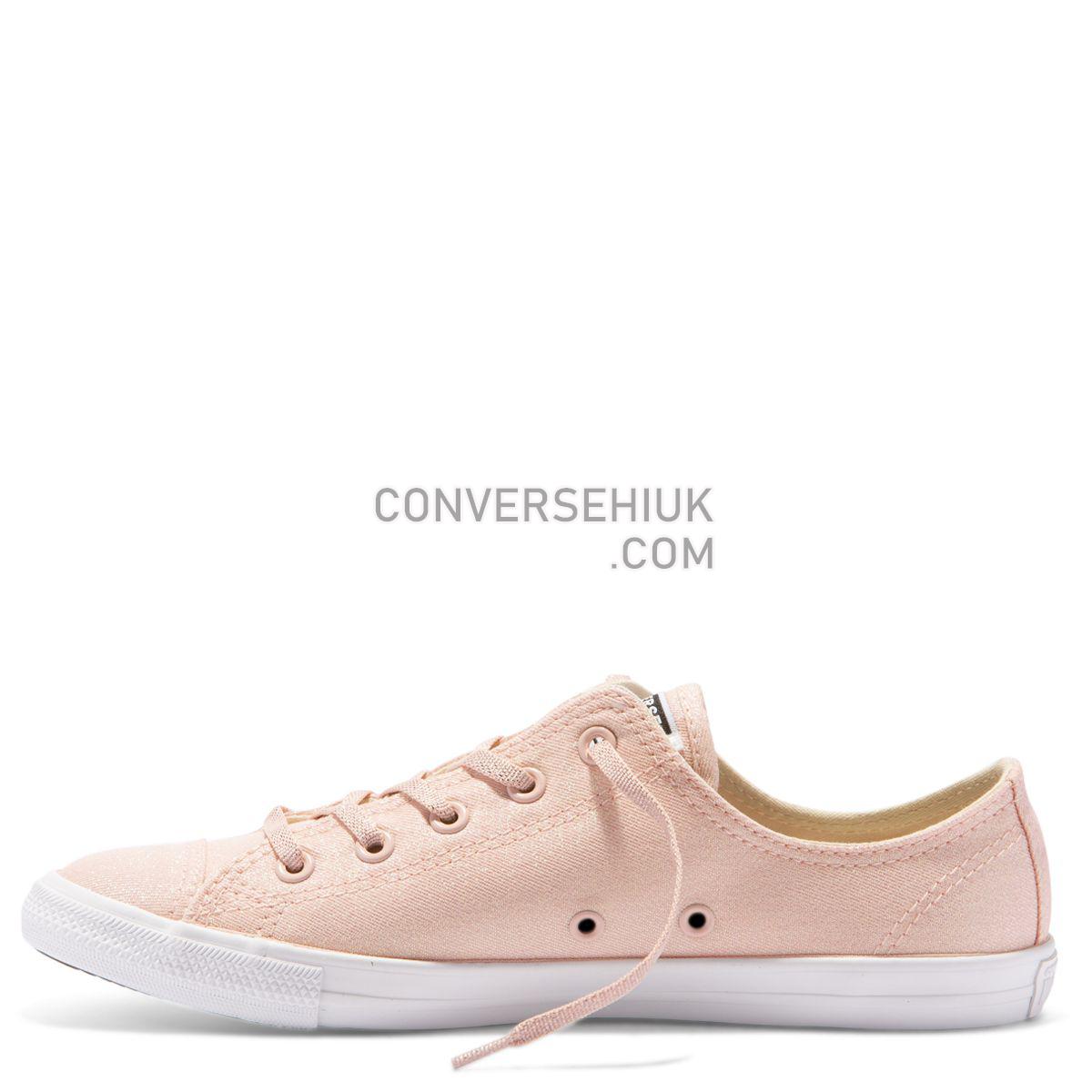 Converse Chuck Taylor All Star Dainty Precious Metals Low Top Storm Pink Storm Pink/Storm Pink/White 561714 Shoes