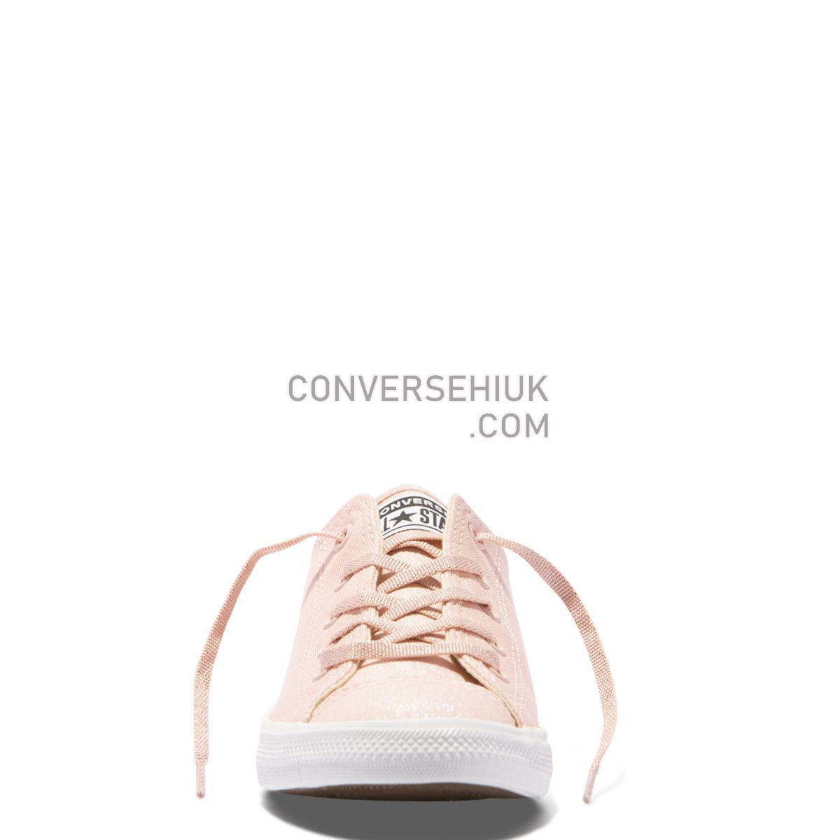 Converse Chuck Taylor All Star Dainty Precious Metals Low Top Storm Pink Storm Pink/Storm Pink/White 561714 Shoes