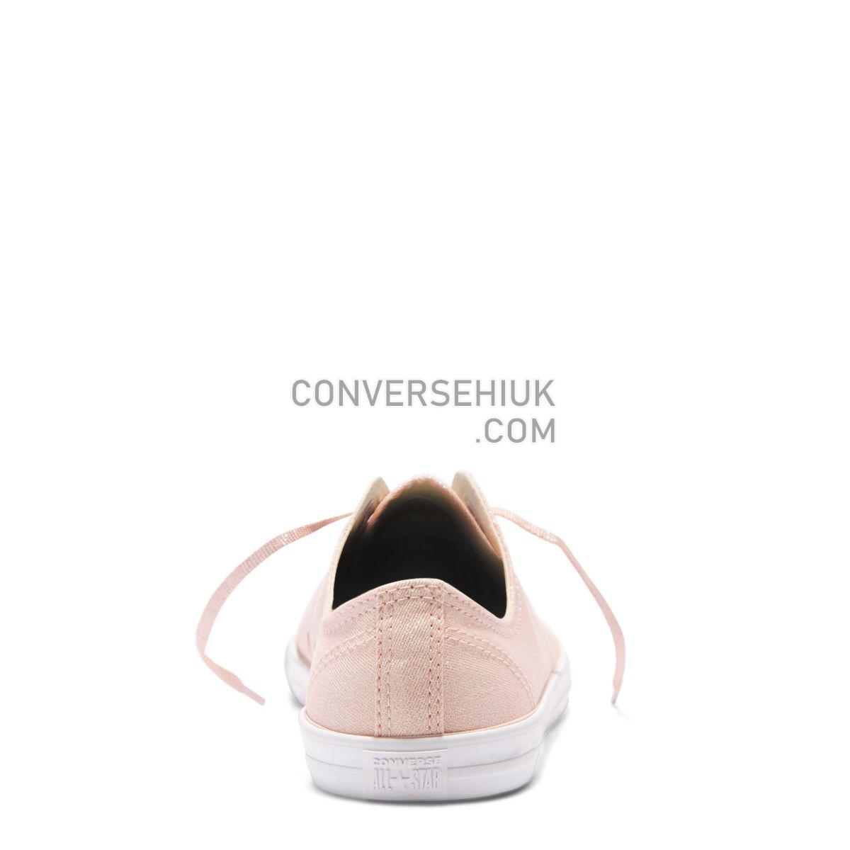 Converse Chuck Taylor All Star Dainty Precious Metals Low Top Storm Pink Storm Pink/Storm Pink/White 561714 Shoes