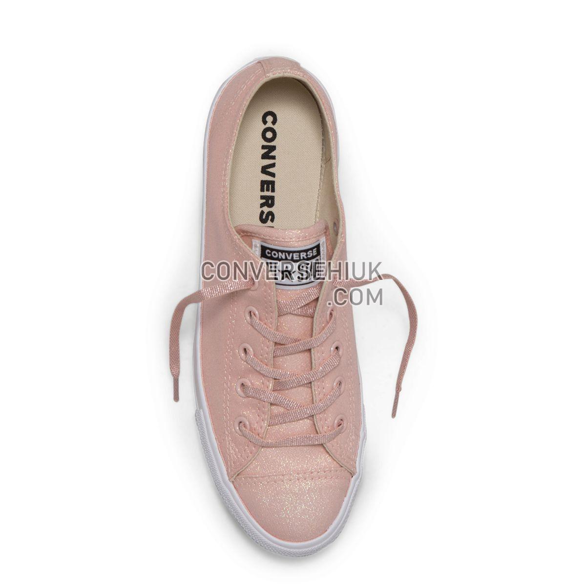 Converse Chuck Taylor All Star Dainty Precious Metals Low Top Storm Pink Storm Pink/Storm Pink/White 561714 Shoes