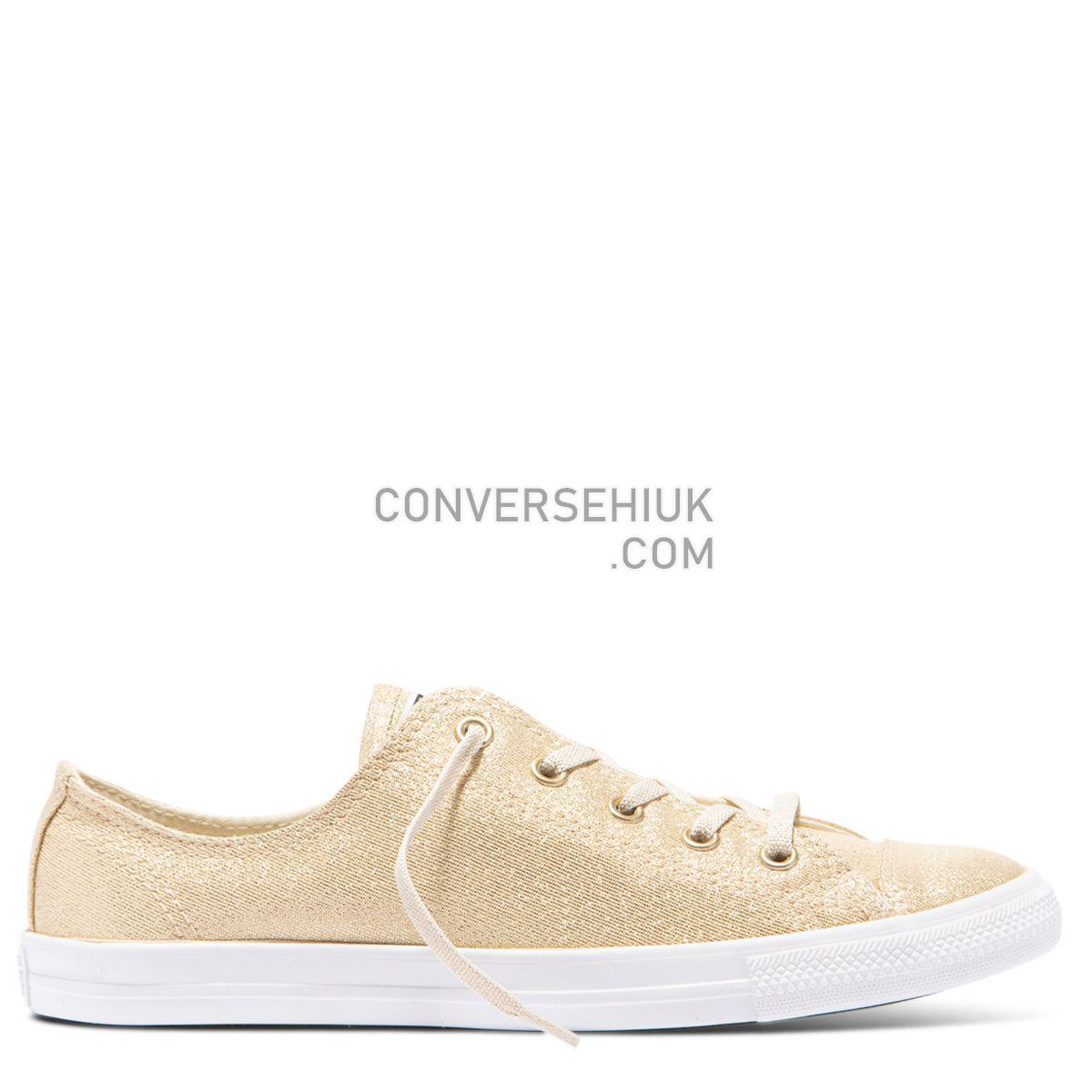 Converse Chuck Taylor All Star Dainty Precious Metals Low Top Light Twine Light Twine/Light Twine/White 561713 Shoes