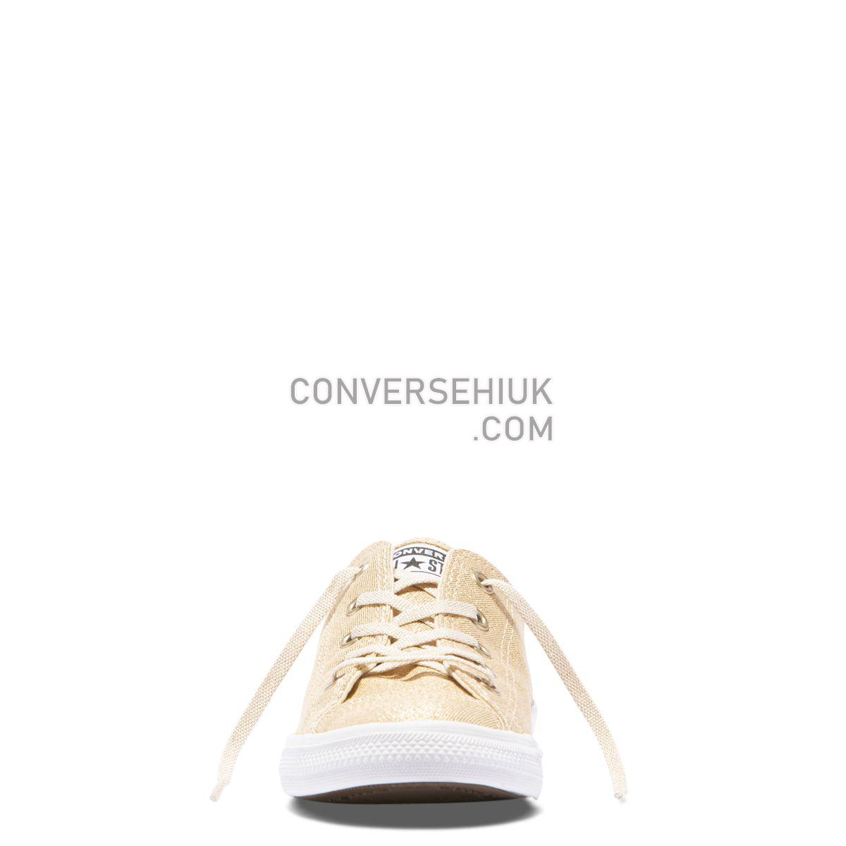 Converse Chuck Taylor All Star Dainty Precious Metals Low Top Light Twine Light Twine/Light Twine/White 561713 Shoes